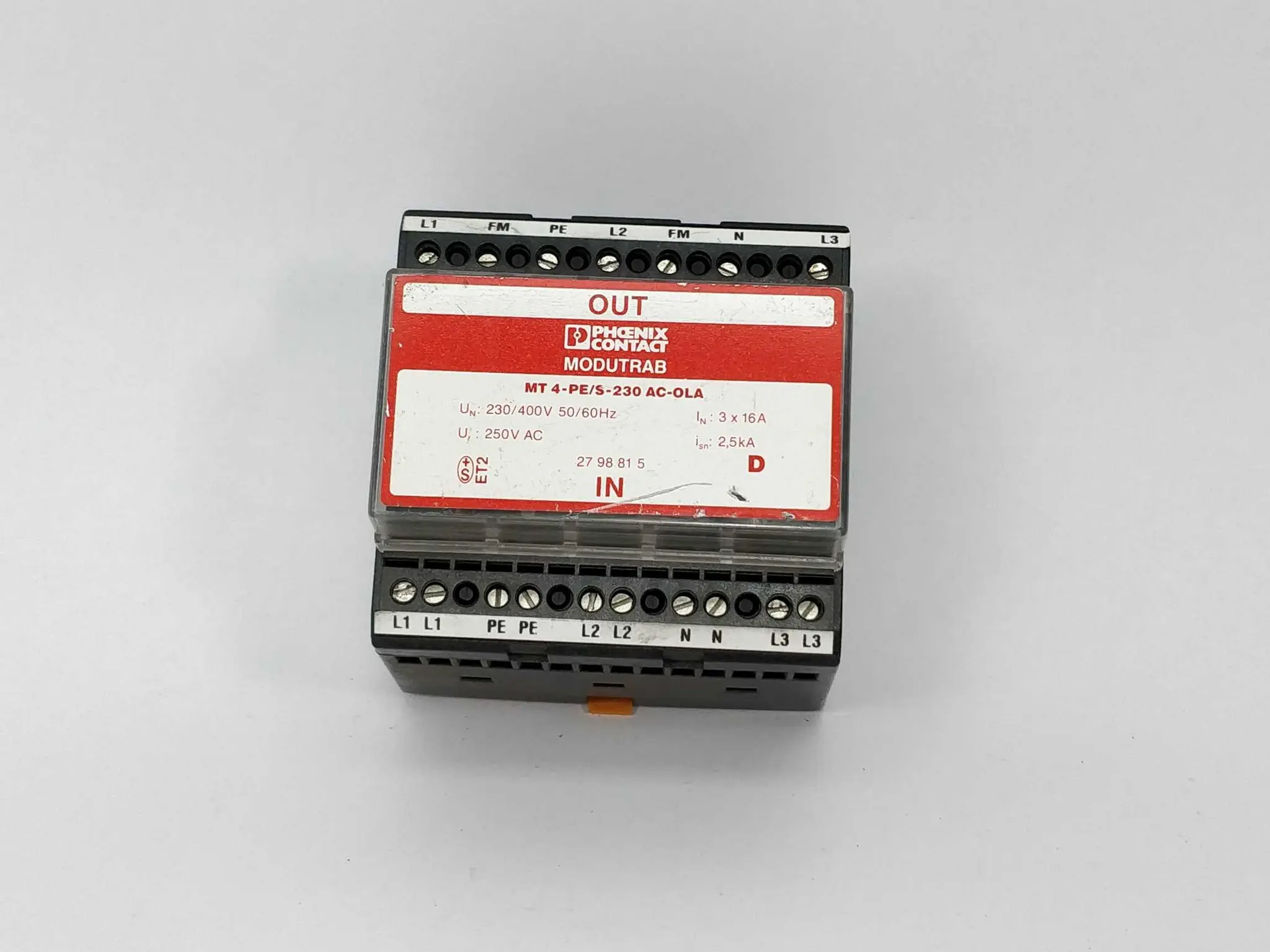 Produktfoto 1 von Phoenix Contact MT-4PE/S-230AC-OLA