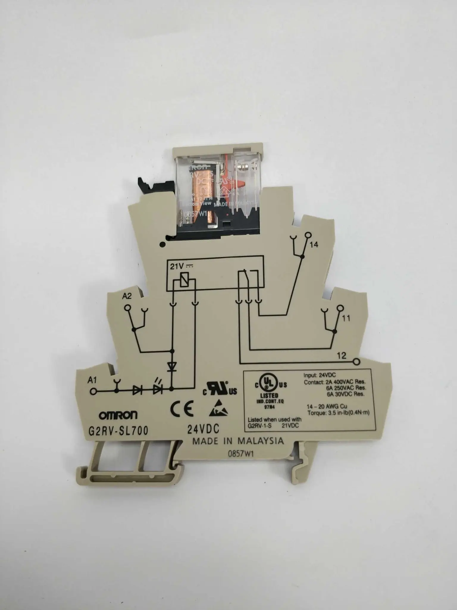 Produktfoto 1 von OMRON G2RV-1-S