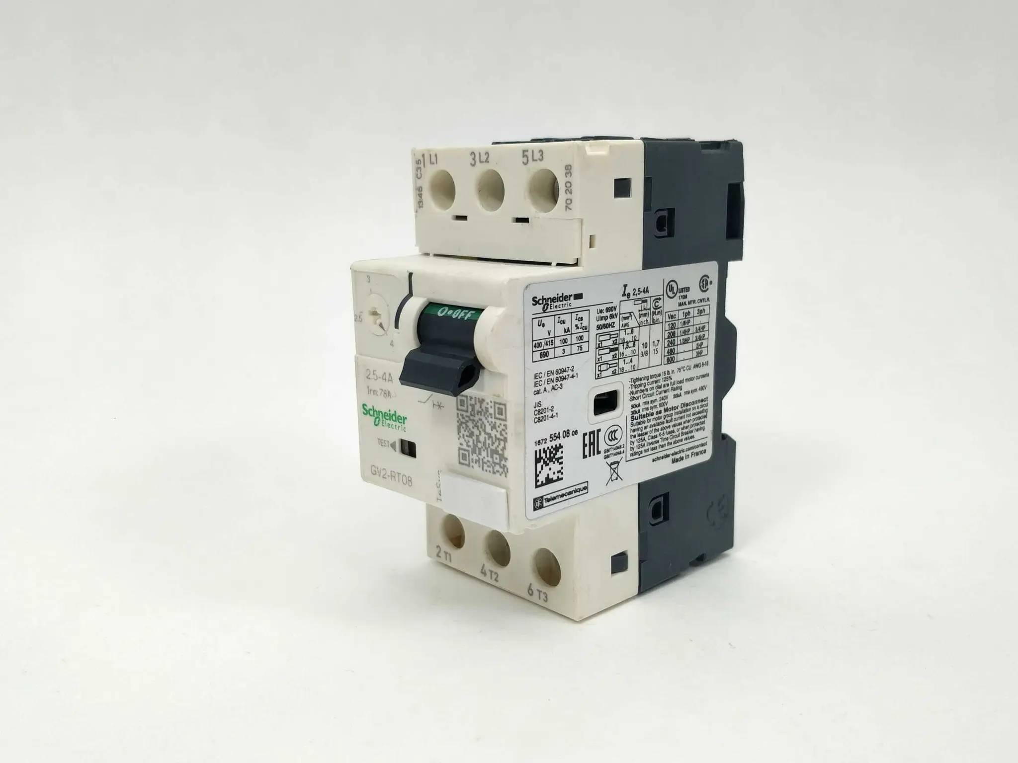 Produktfoto 1 von Schneider Electric GV2-RT08