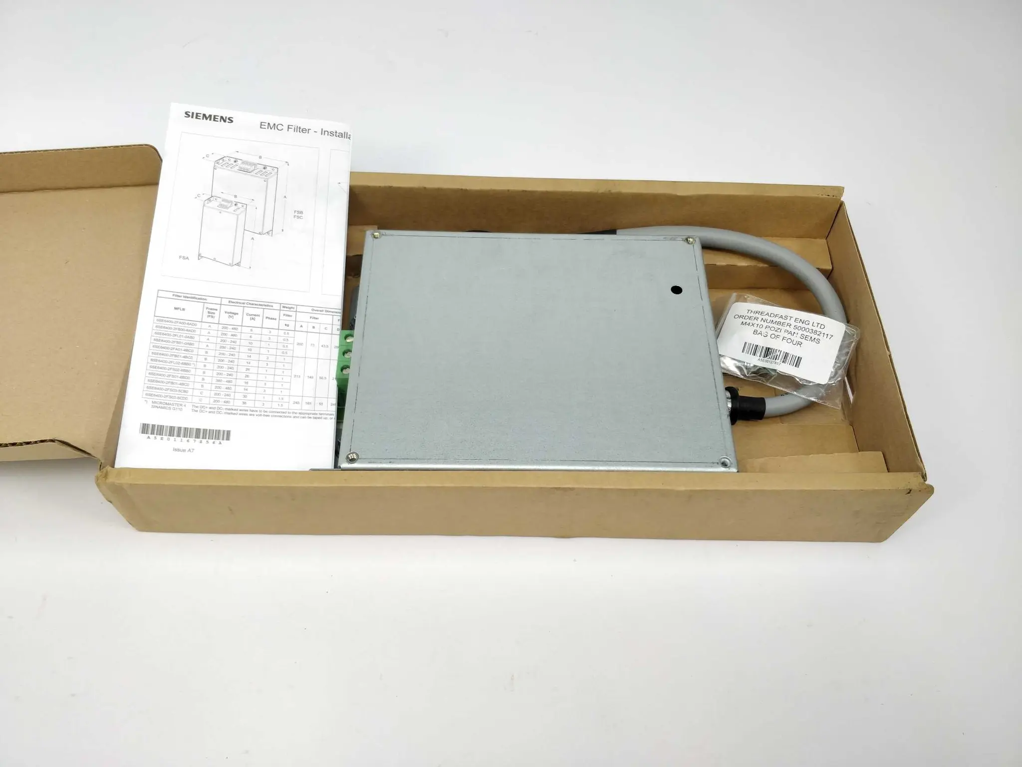 Produktfoto 1 von Siemens 6SE6400-2FS01-6BD0