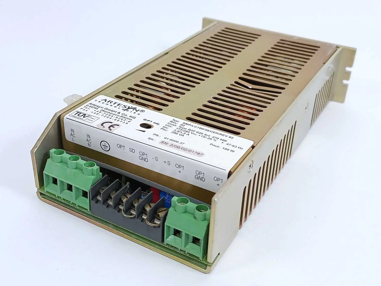 Produktfoto 1 von Artesyn SMP/LC180/30/CER/REV02