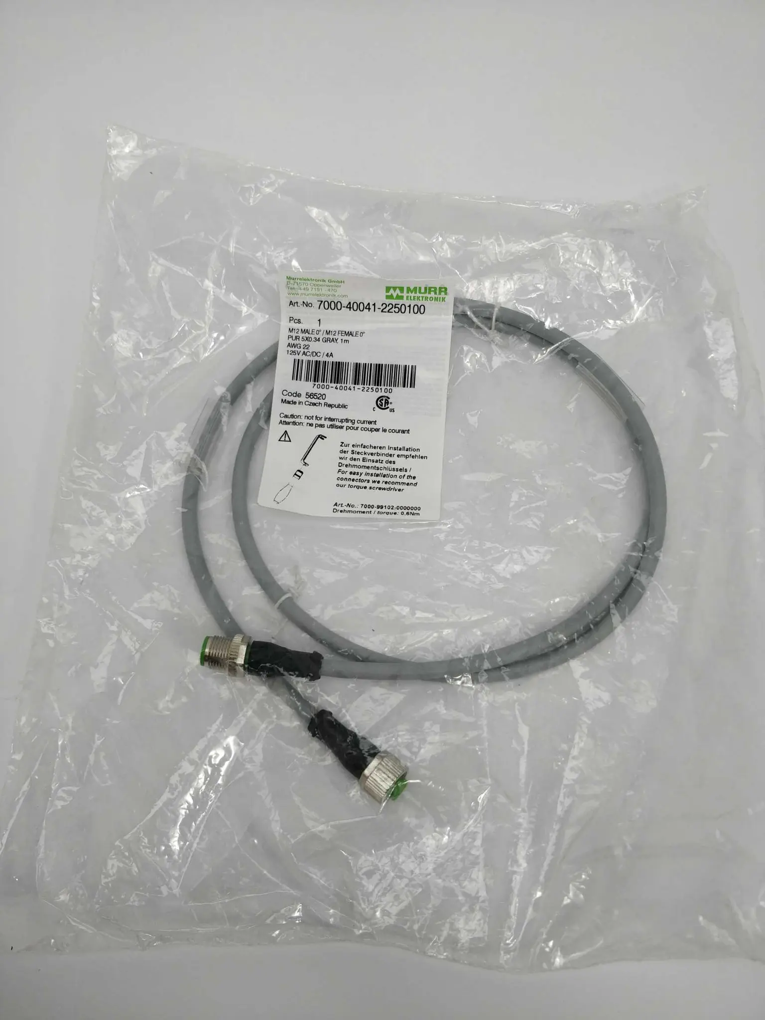 Produktfoto 1 von MURR Elektronik 7000-40041-2250100