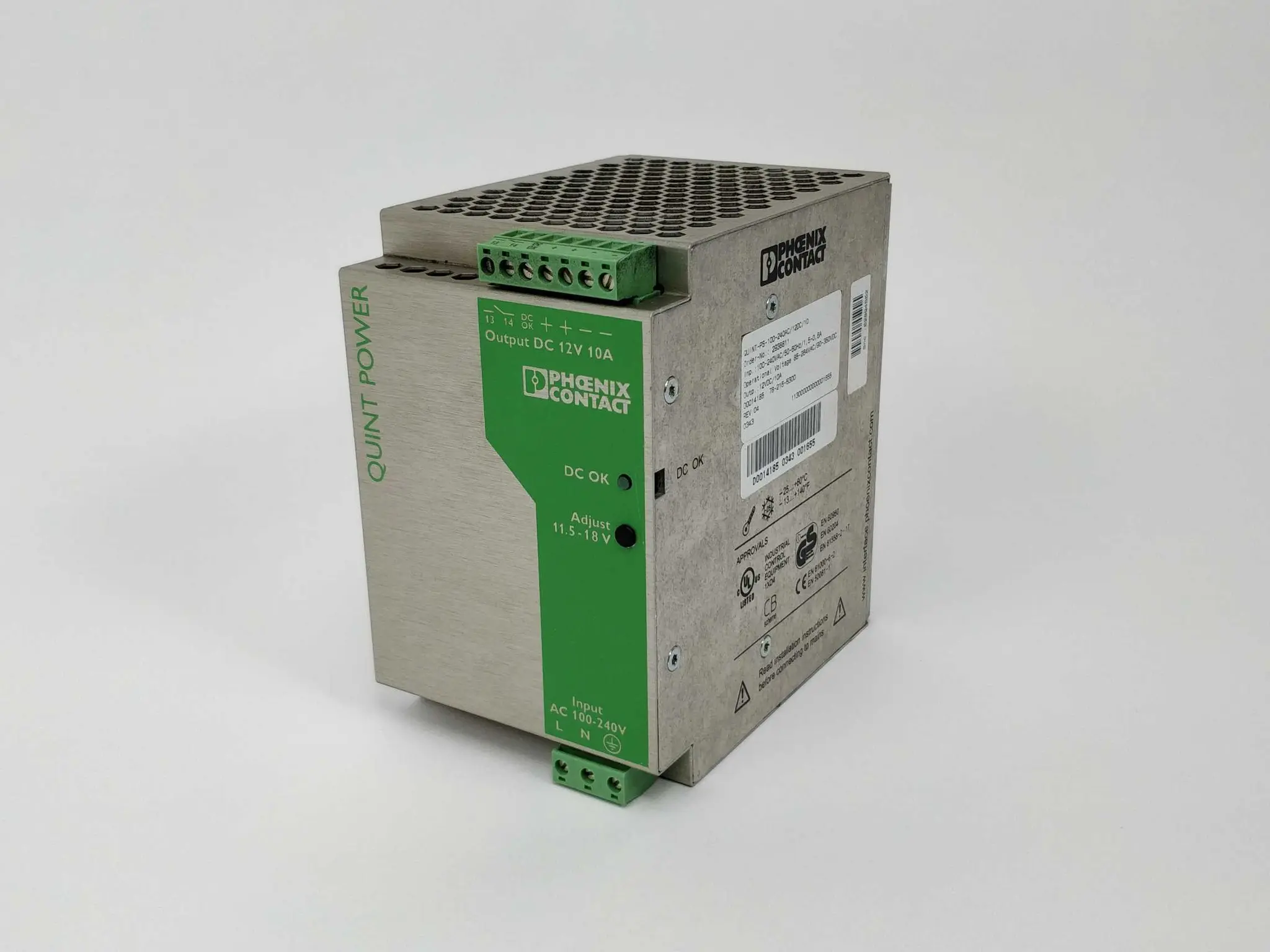 Produktfoto 1 von Phoenix Contact QUINT-PS-100-240AC/12DC/10