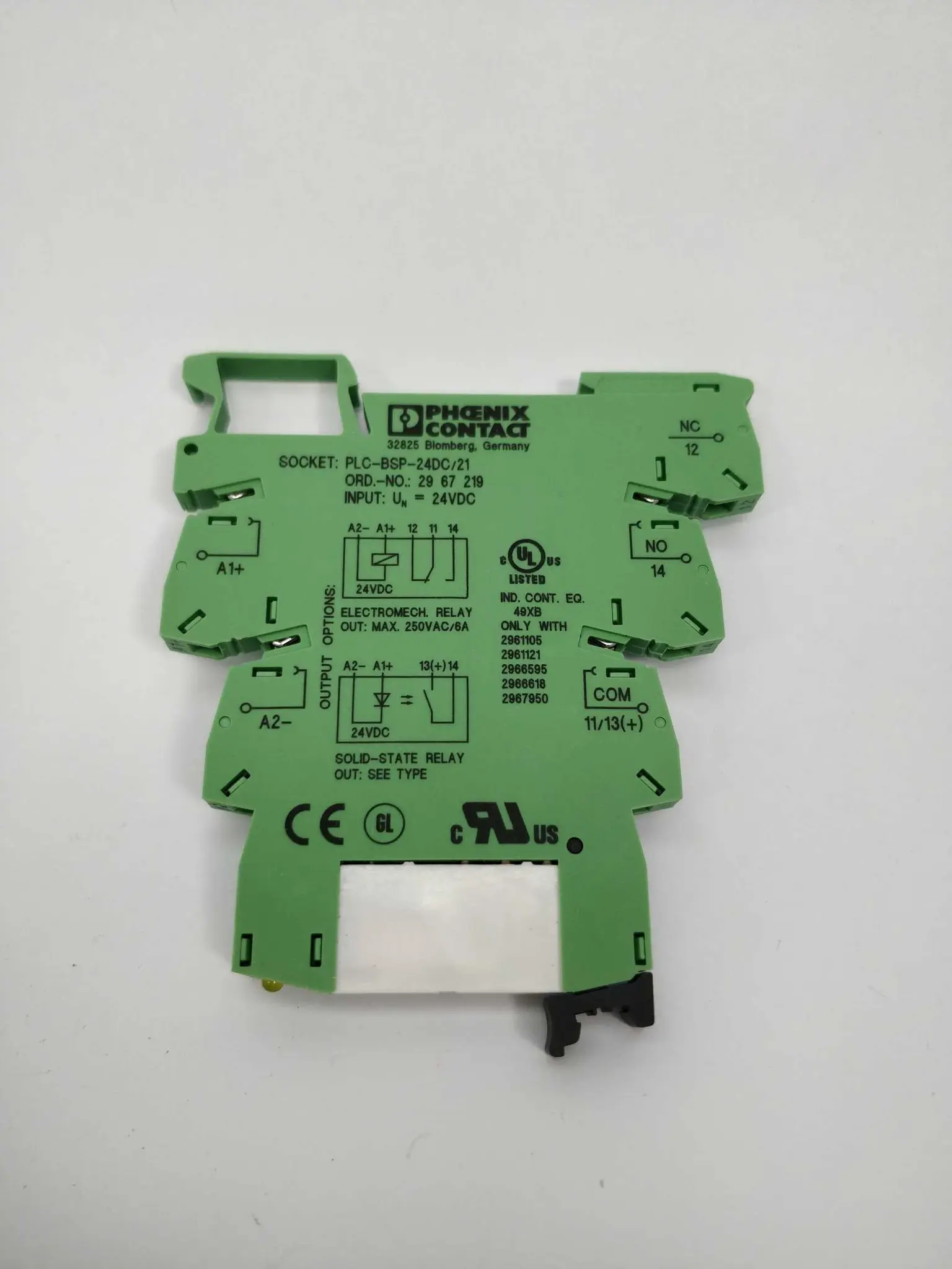 Produktfoto 1 von Phoenix Contact 2967219 PLC-BSP- 24DC/21