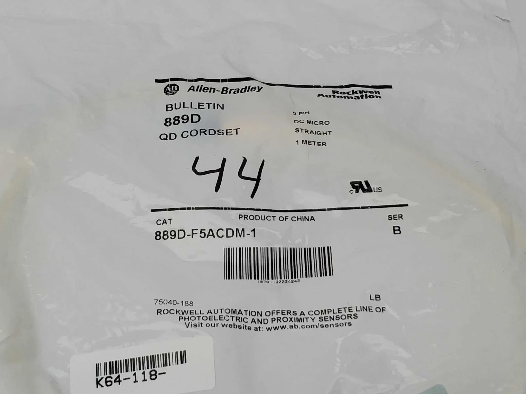Produktfoto 1 von AB 889D-F5ACDM-1