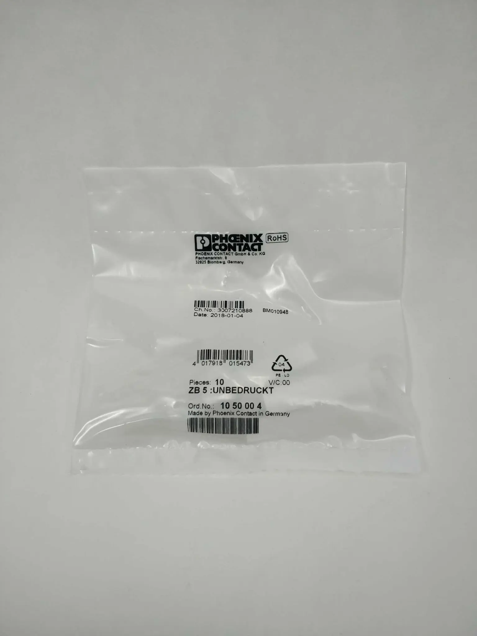 Produktfoto 1 von Phoenix Contact 1050004