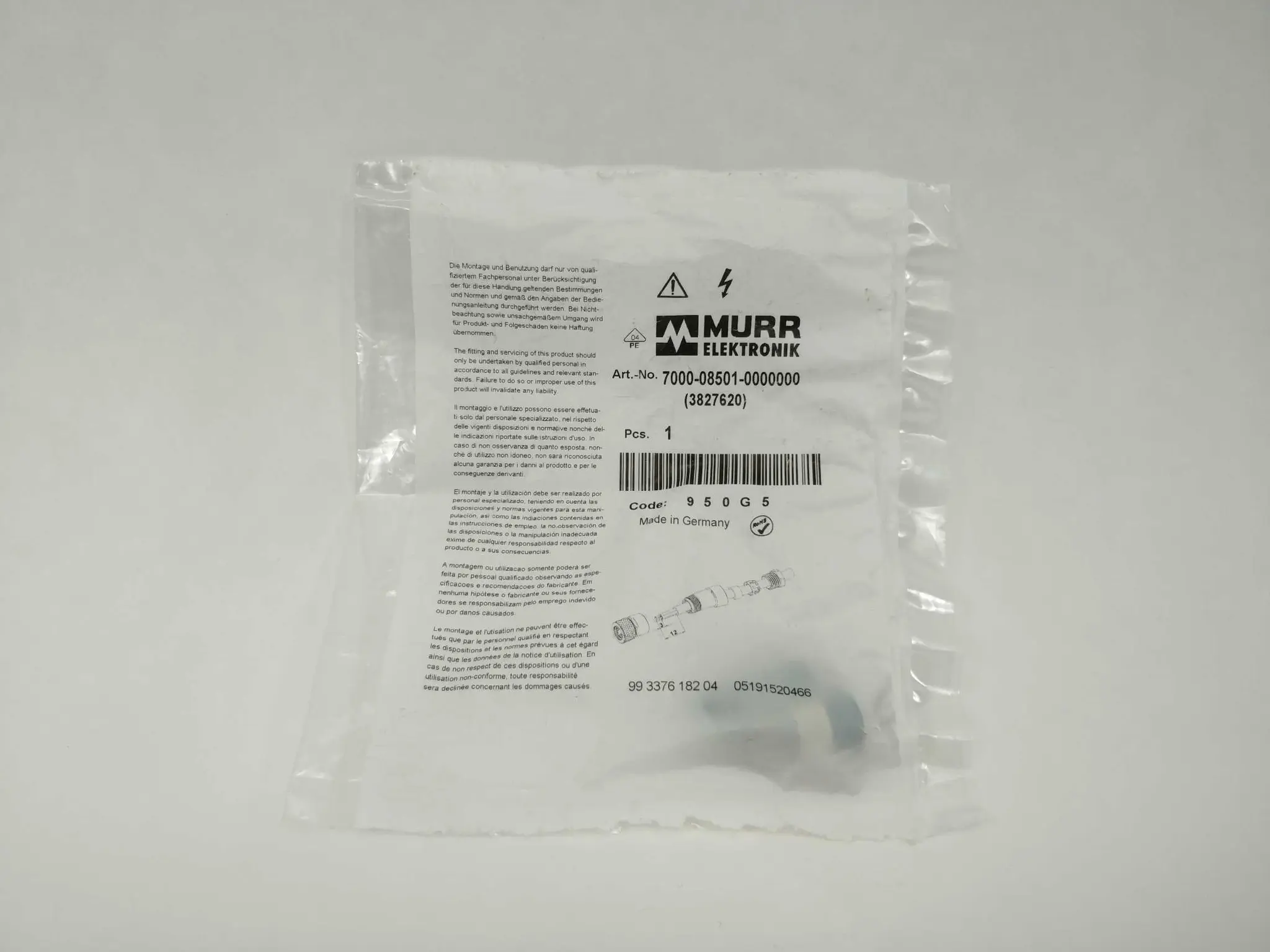 Produktfoto 1 von MURR Elektronik 7000-08501-0000000