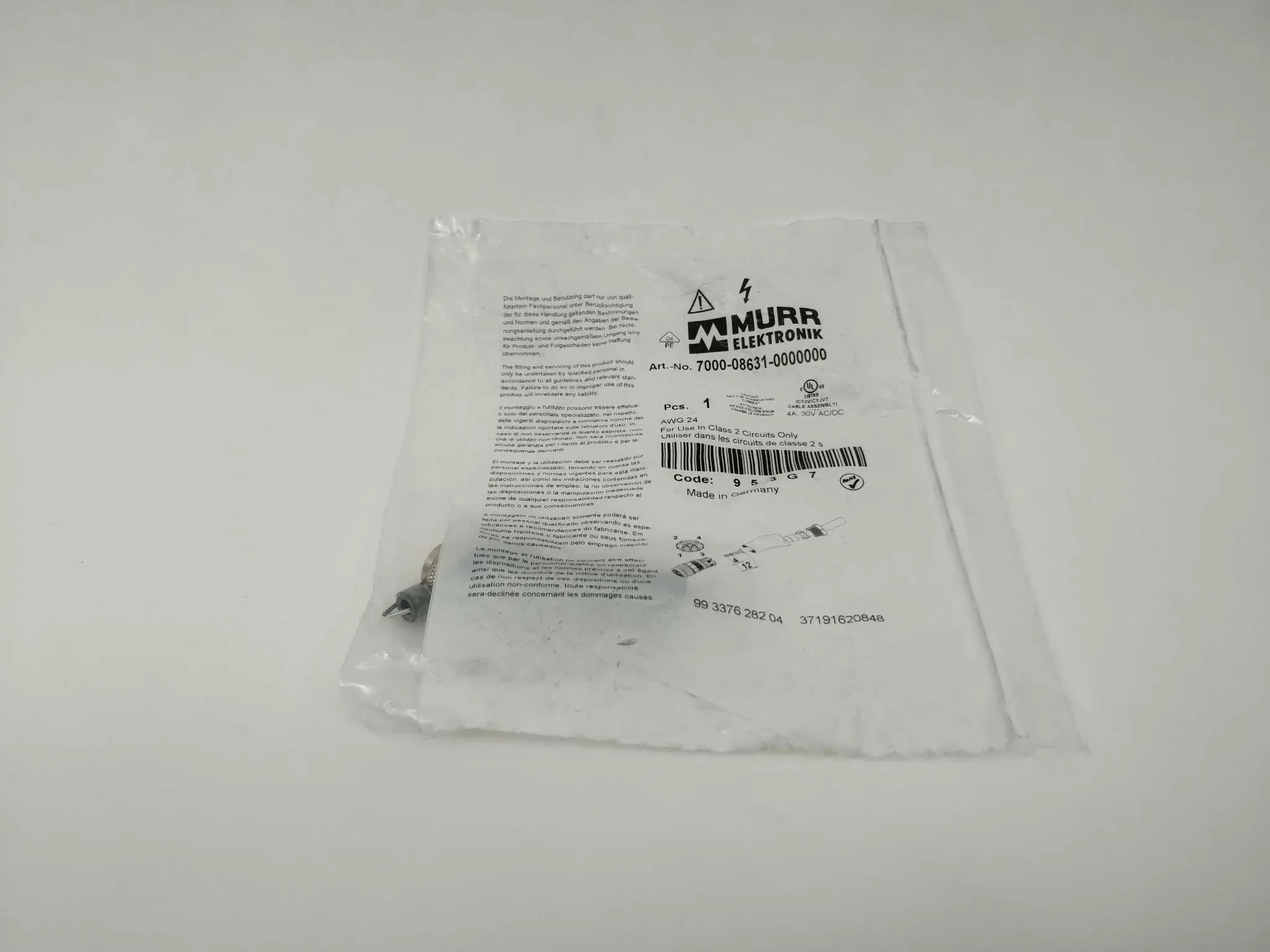 Produktfoto 1 von MURR Elektronik 7000-08631-0000000