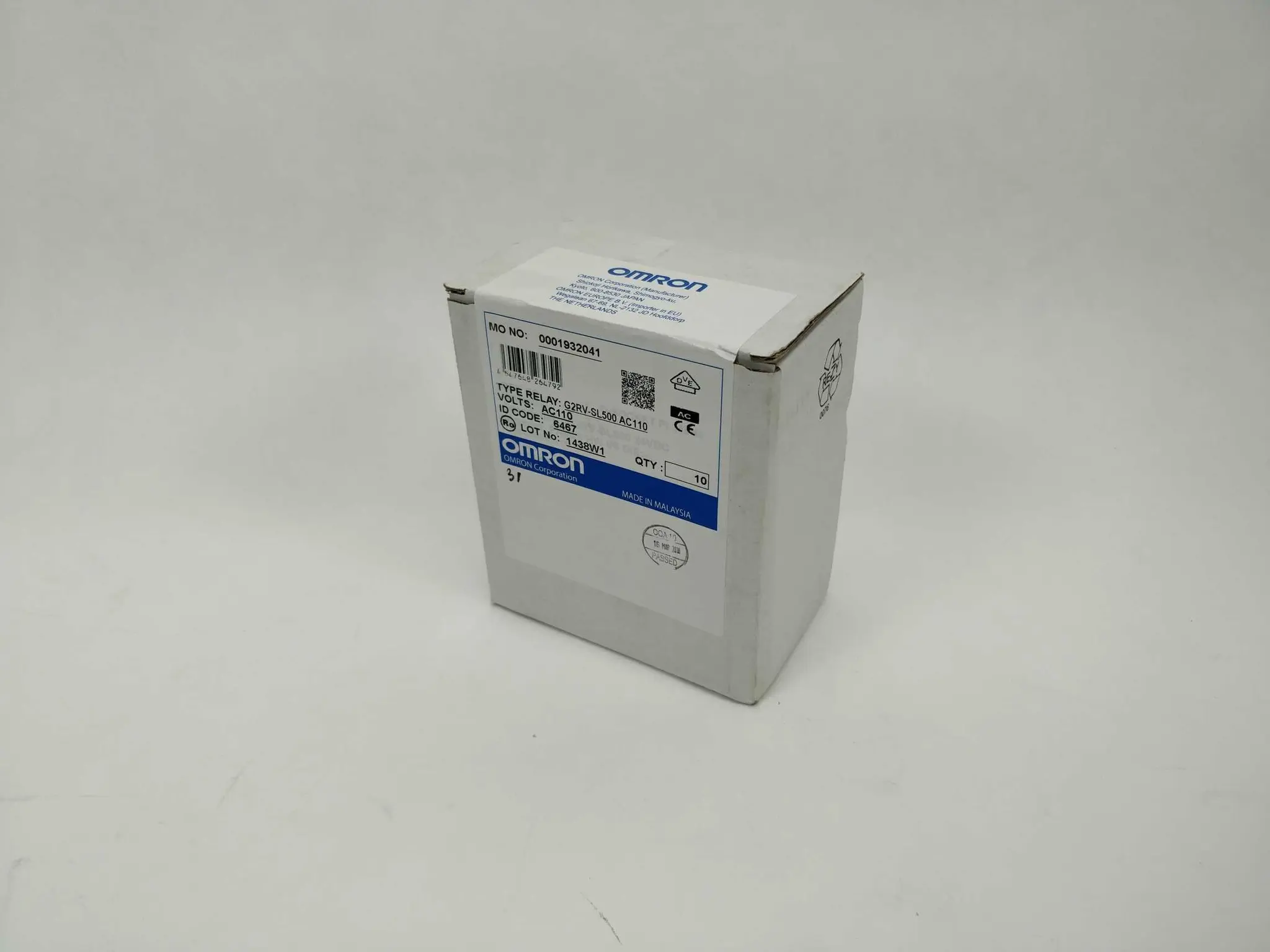 Produktfoto 1 von OMRON G2RV-SL500 AC110