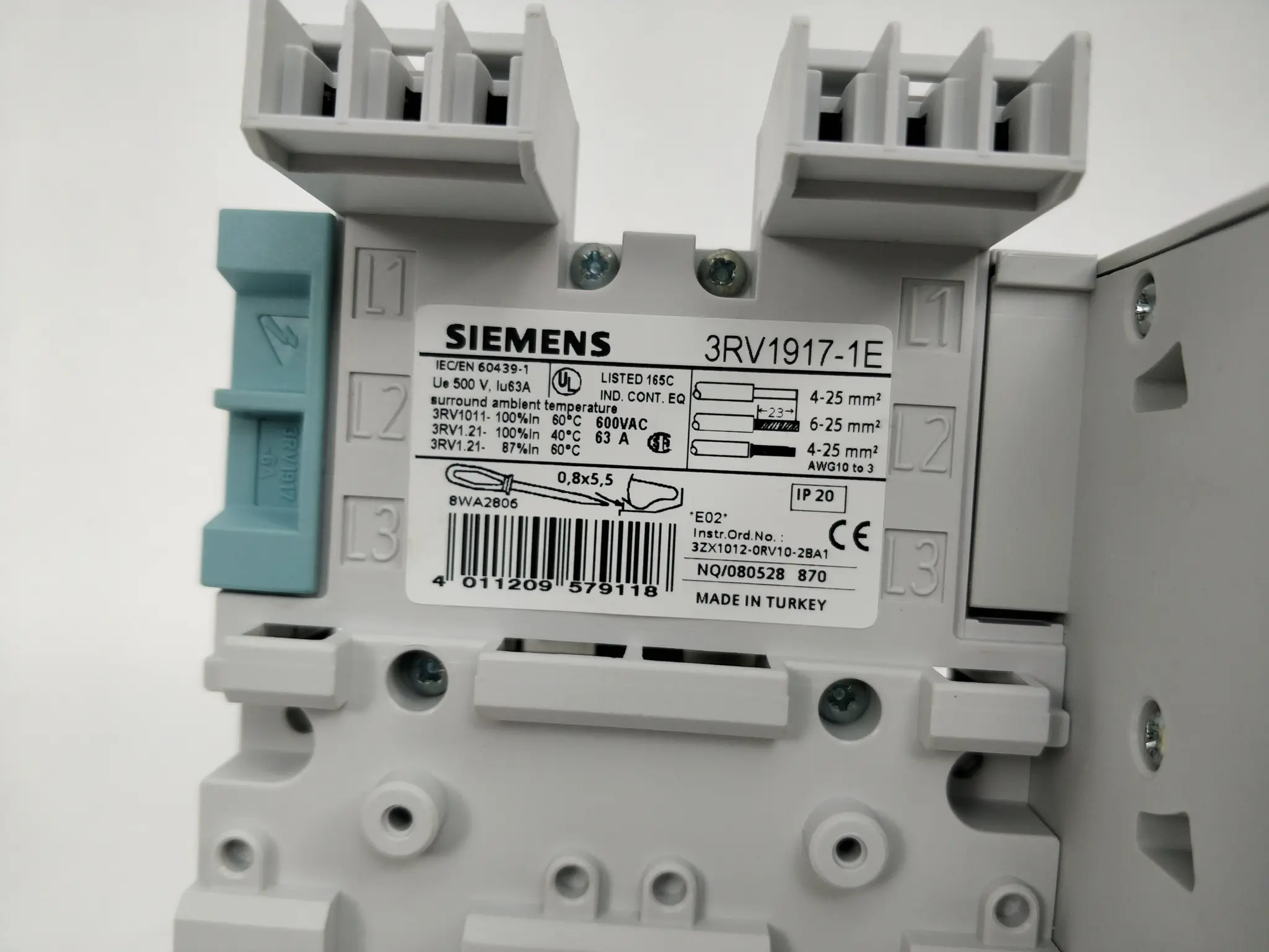 Produktfoto 1 von Siemens 3RV1917-1E