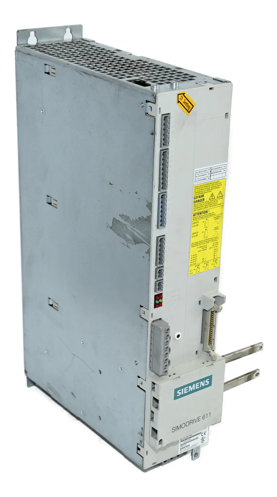 Produktfoto 1 von Siemens 6SN1145-1BA01-0BA2 Simodrive E R Module INT 16/21 kW