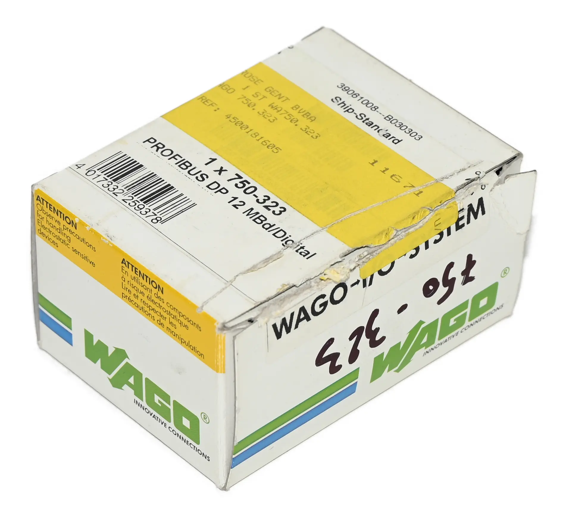 Produktfoto 1 von Wago 750-323 Profibus Koppler New open box