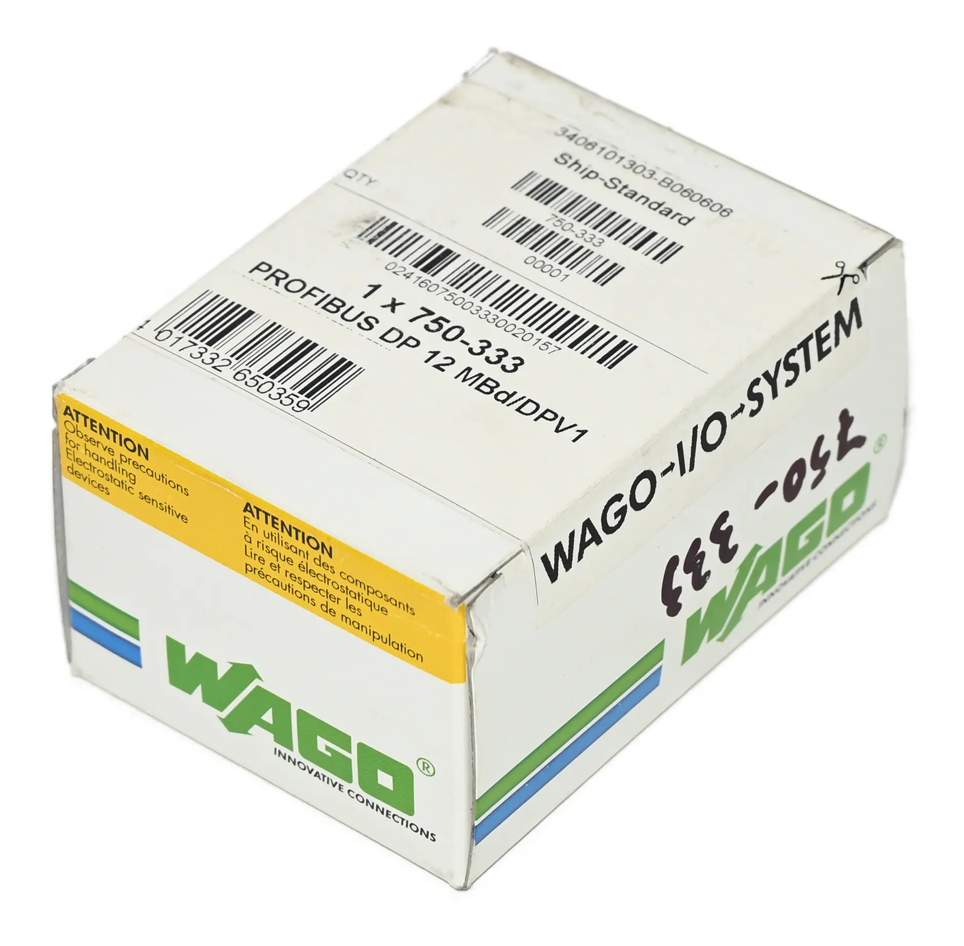 Produktfoto 1 von Wago 750-333 Feldbuskoppler New sealed