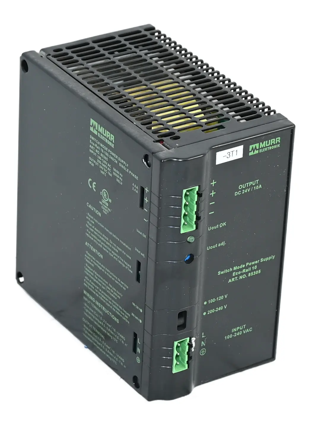 Produktfoto 1 von Murr Elektronik 85305 Eco-rail 10-100-240/24