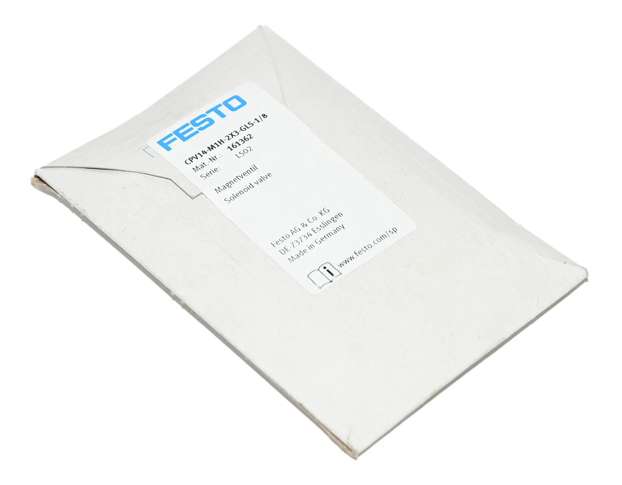 Produktfoto 1 von Festo CPV14-M1H-2X3-GLS-1/8 161362 Solenoid Valve New sealed
