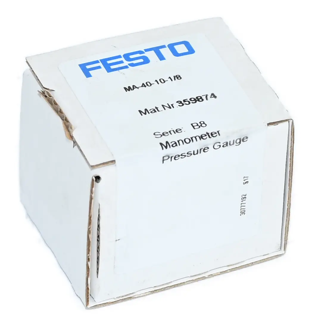 Produktfoto 1 von Festo MA-40-10-1/8 359874 Pressure Gauge New sealed