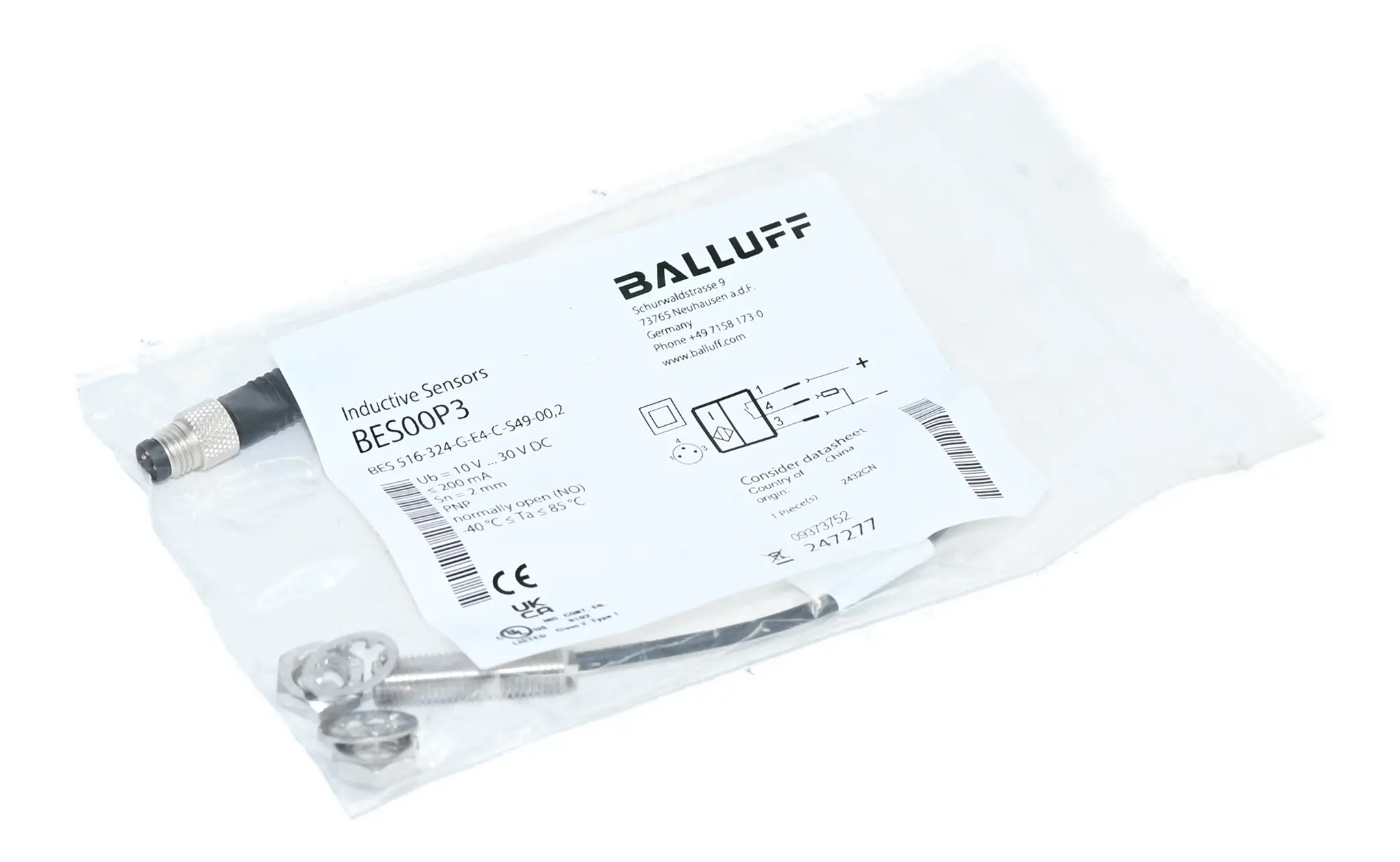 Produktfoto 1 von Balluff BES00P3 BES 516-324-G-E4-C-S49-00,2 New open box