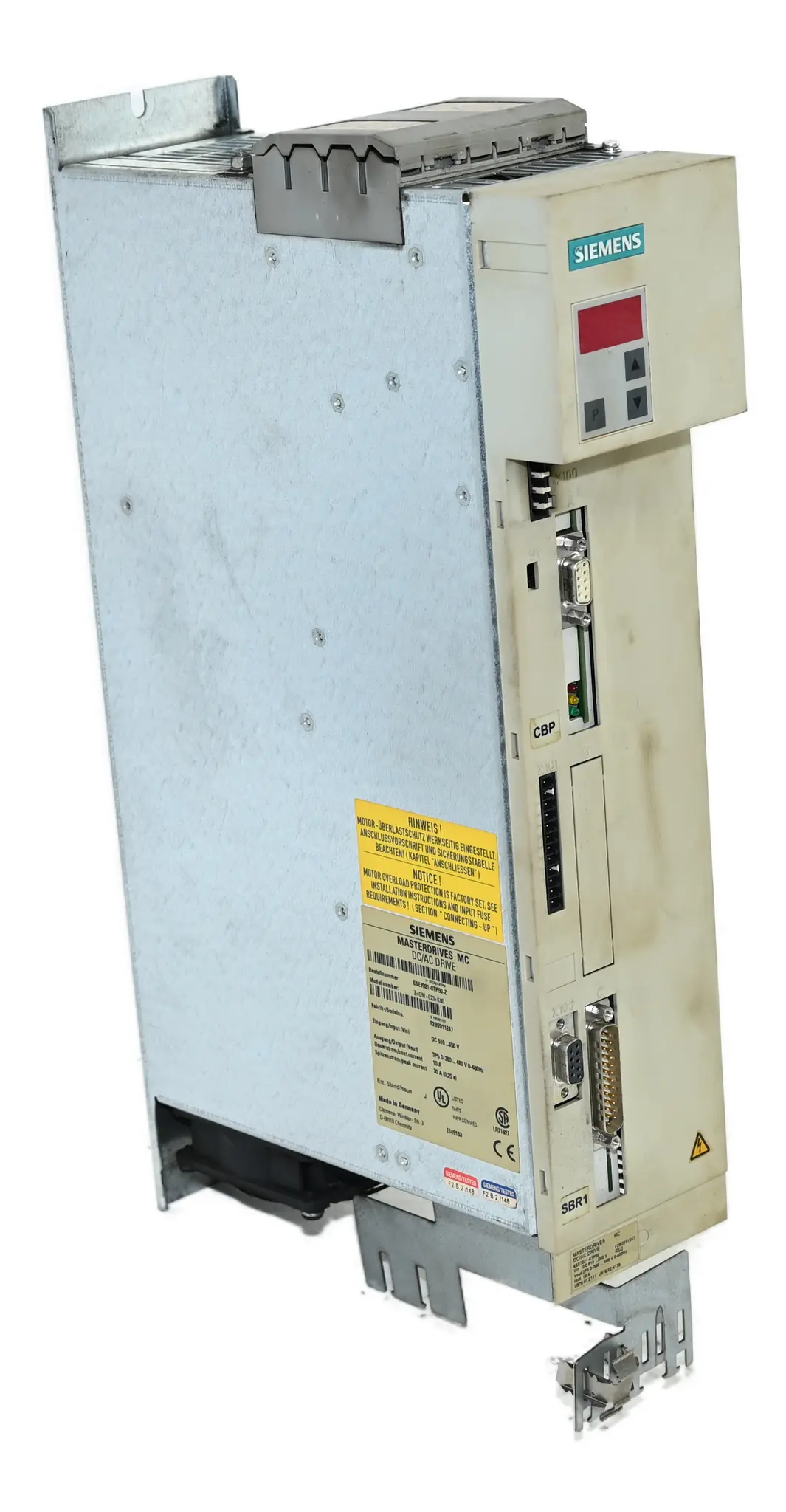Produktfoto 1 von Siemens 6SE7021-0TP50-Z Simovert Masterdrives G91 C23 K80