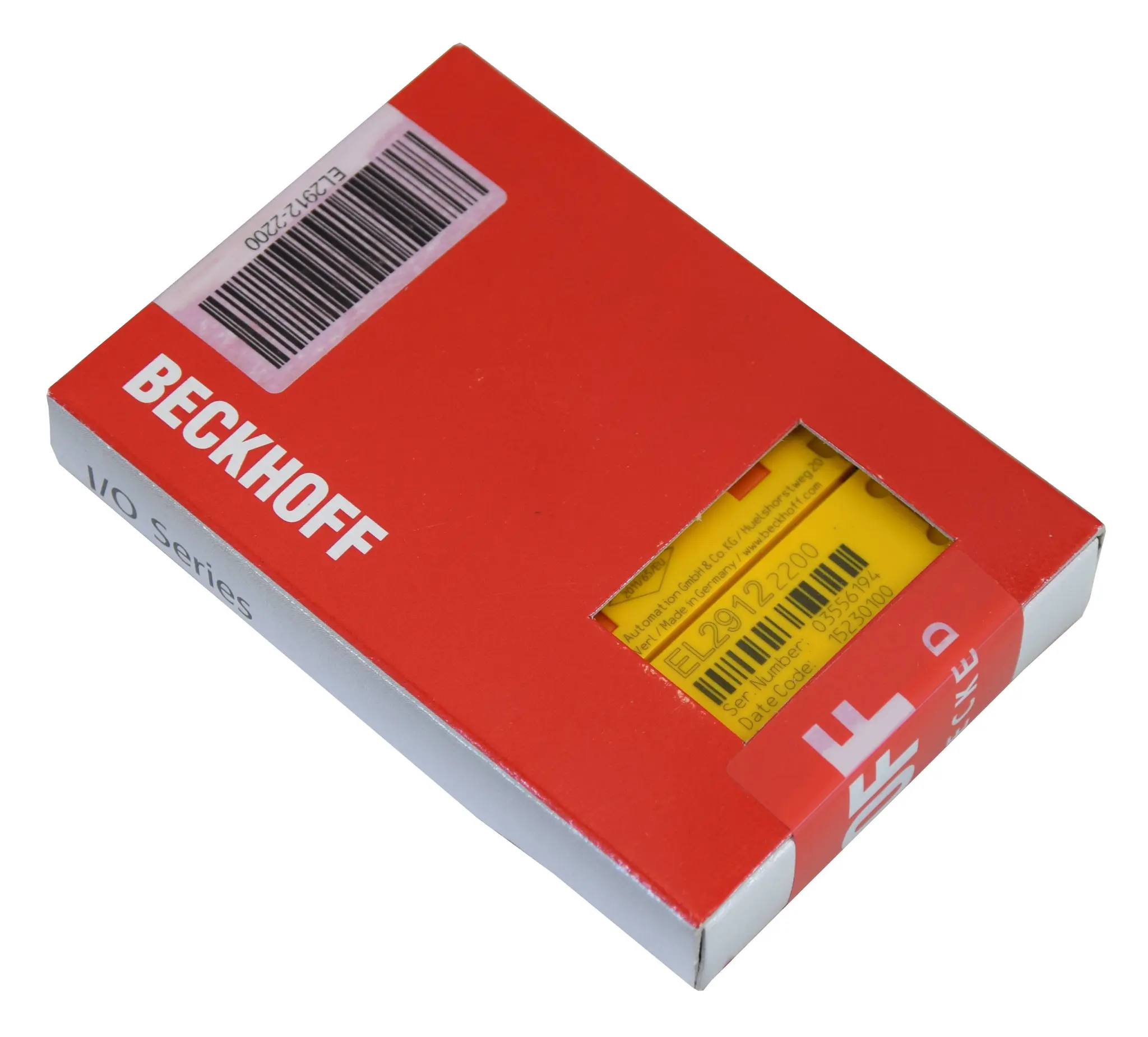 Produktfoto 1 von Beckhoff EL2912 2200 EtherCAT-Klemme 2-Kanal-Digital-Ausgang EL2912-2200 New sealed