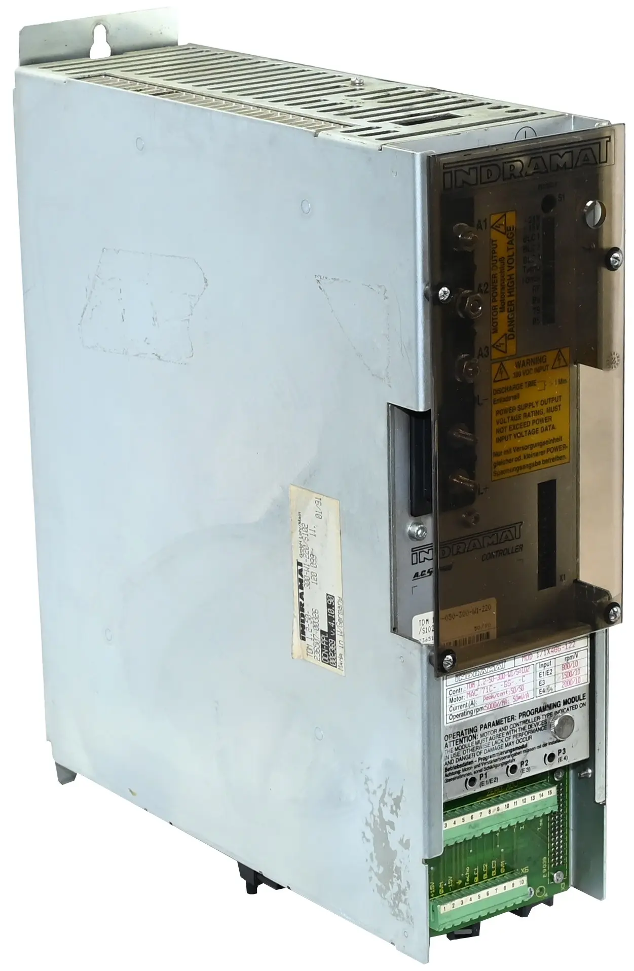 Produktfoto 1 von Indramat TDM 1.2-50-300-W1-220/S102 AC Servo Controller