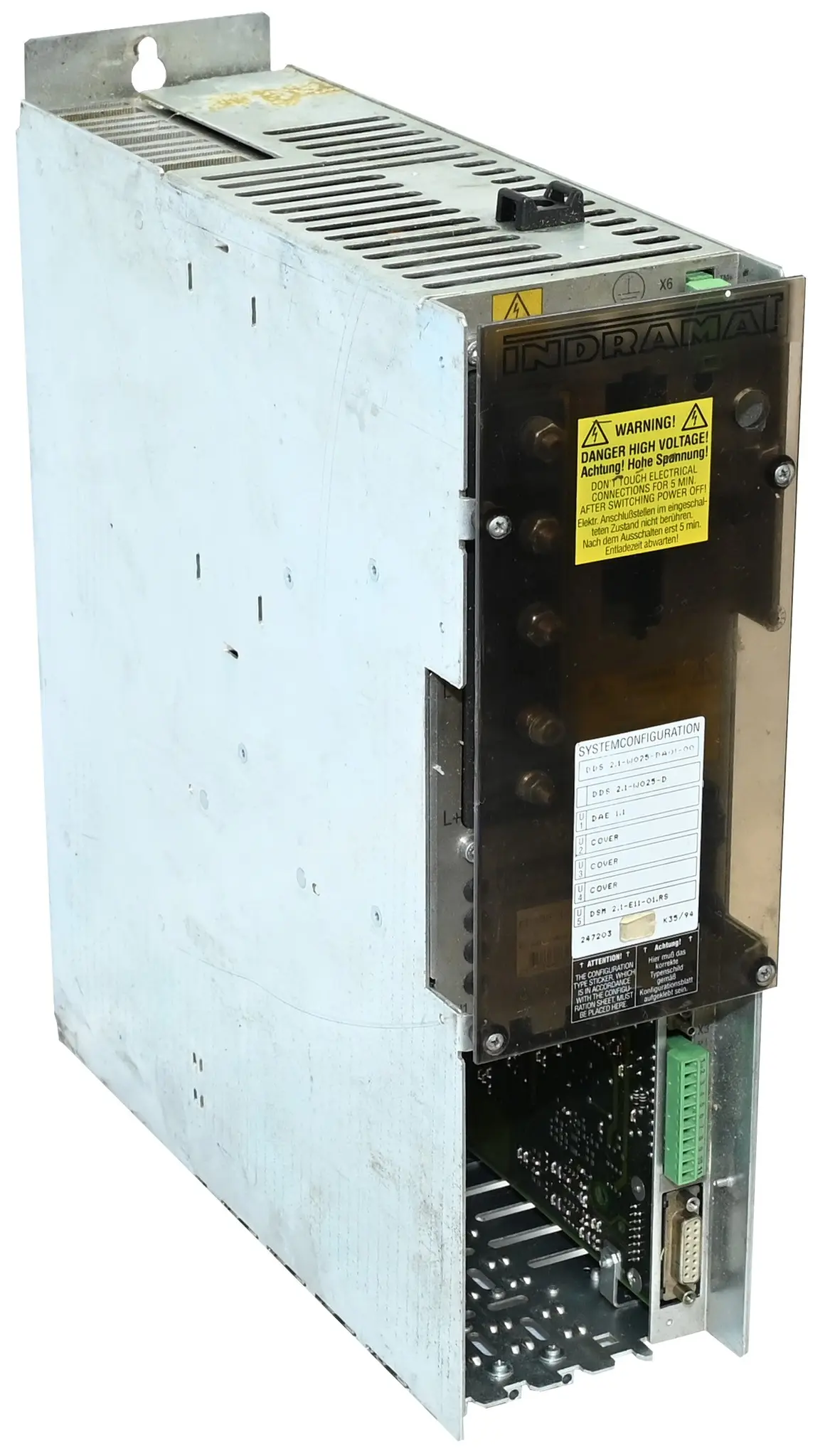 Produktfoto 1 von Indramat DDS02.1-W025-D AC Servo Controller DDS021W025D