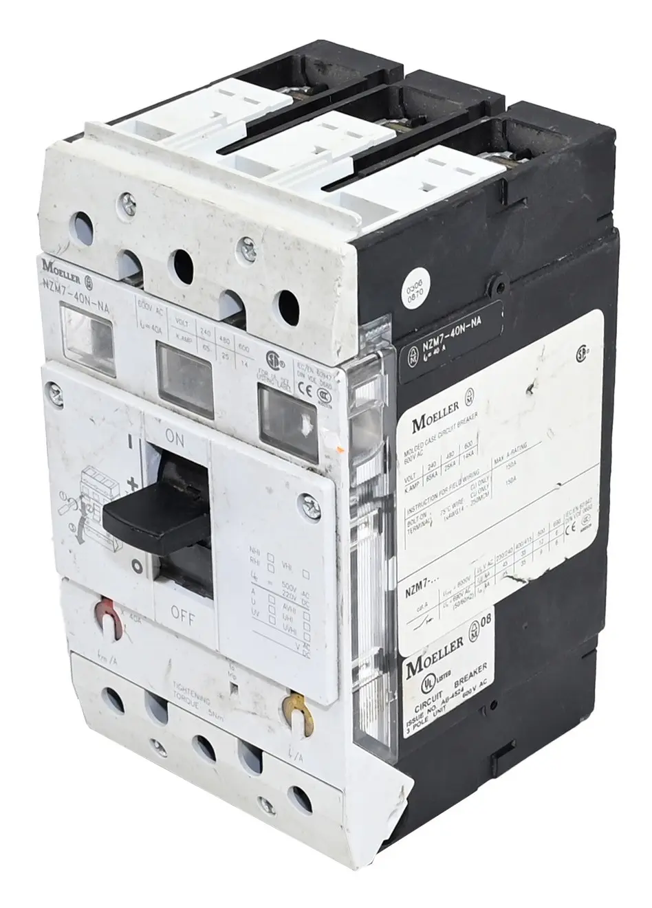 Produktfoto 1 von Moeller NZM7-40N-NA Circuit Breaker NZM740NNA