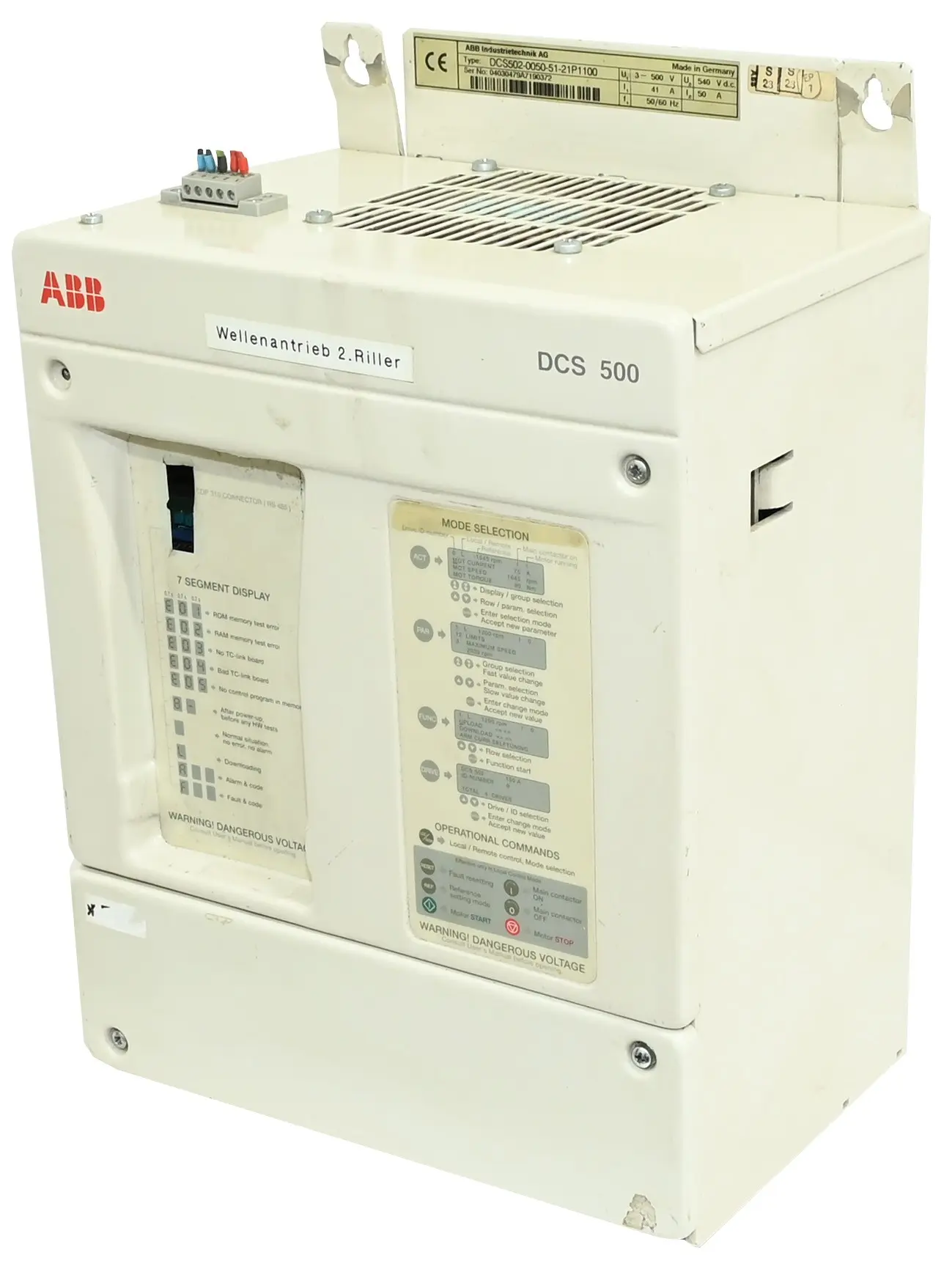 Produktfoto 1 von ABB DCS502-0050-51-21P1100 DCS 500 DCS50200505121P1100 AC Inverter