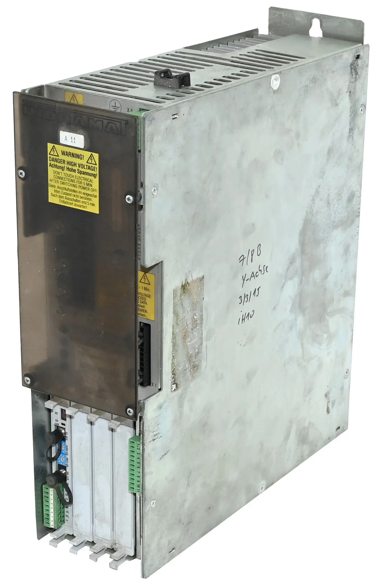 Produktfoto 1 von Indramat DDS02.1-W150-DS01-01 R911260699 AC Servo Controller
