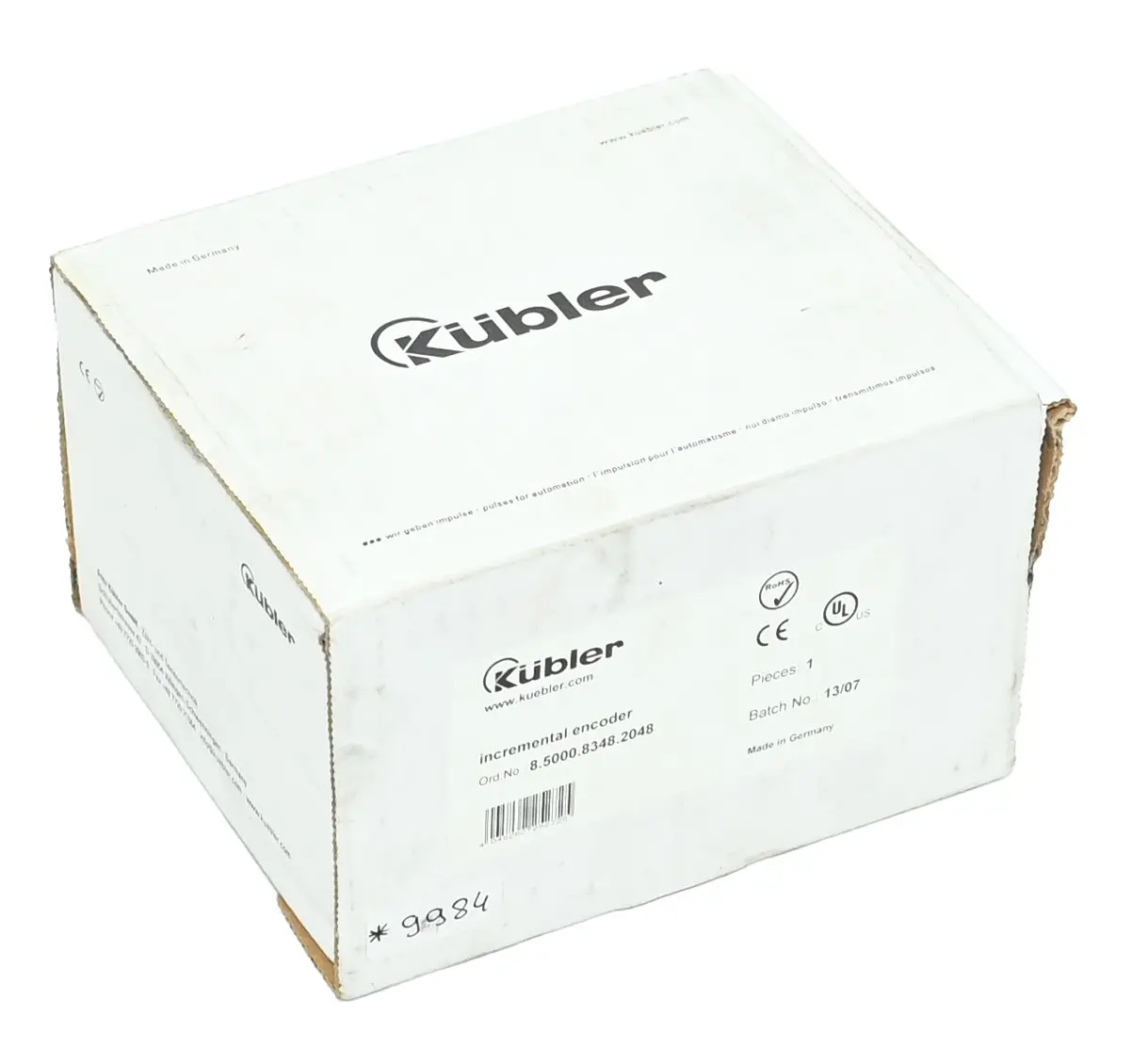 Produktfoto 1 von Kübler 8.5000.8348.2048 NeuIncremental Encoder
