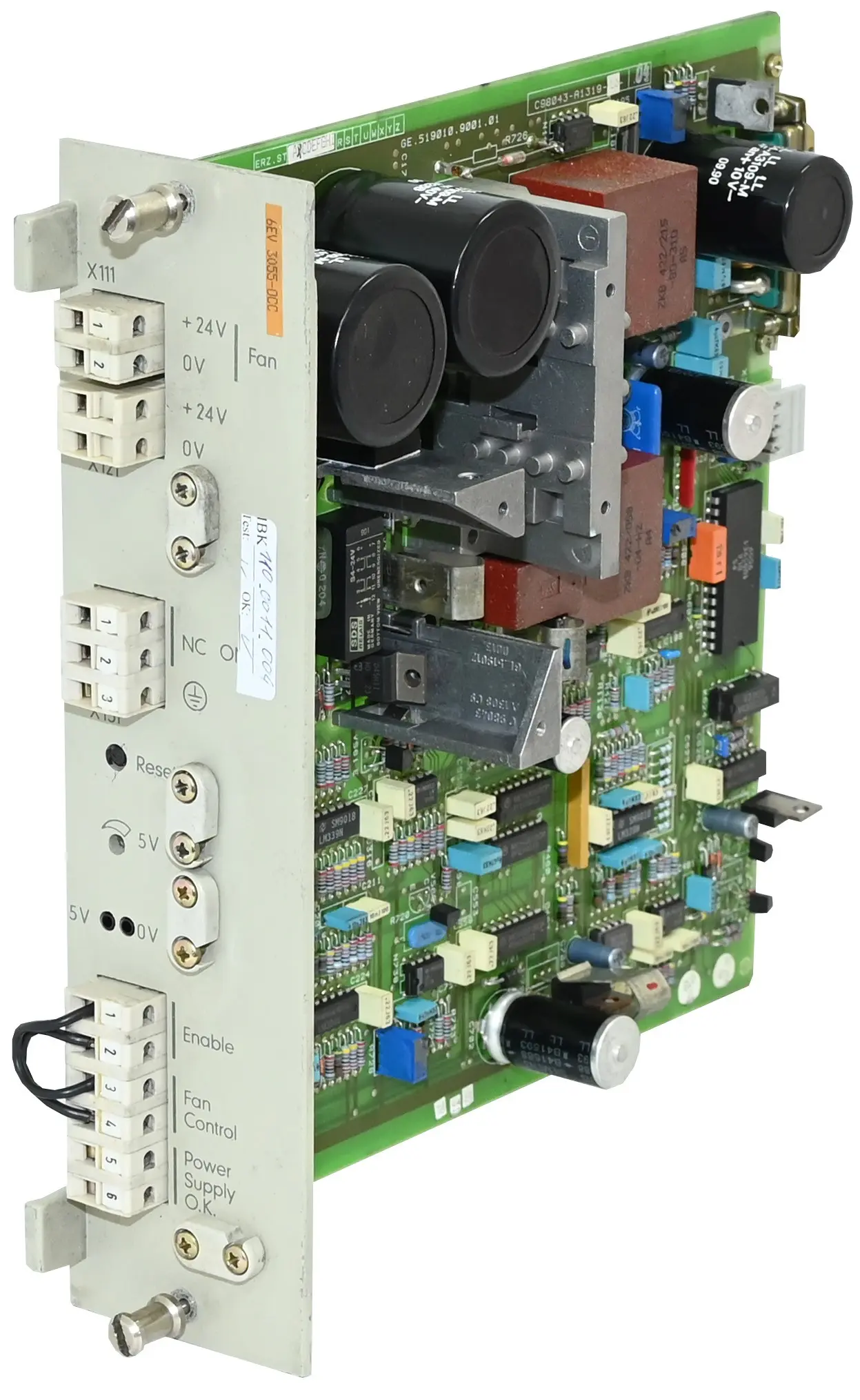 Produktfoto 1 von Siemens 6EV3055-0CC Sinumerik 810 6EV3 055-0CC Power Supply Erz: B