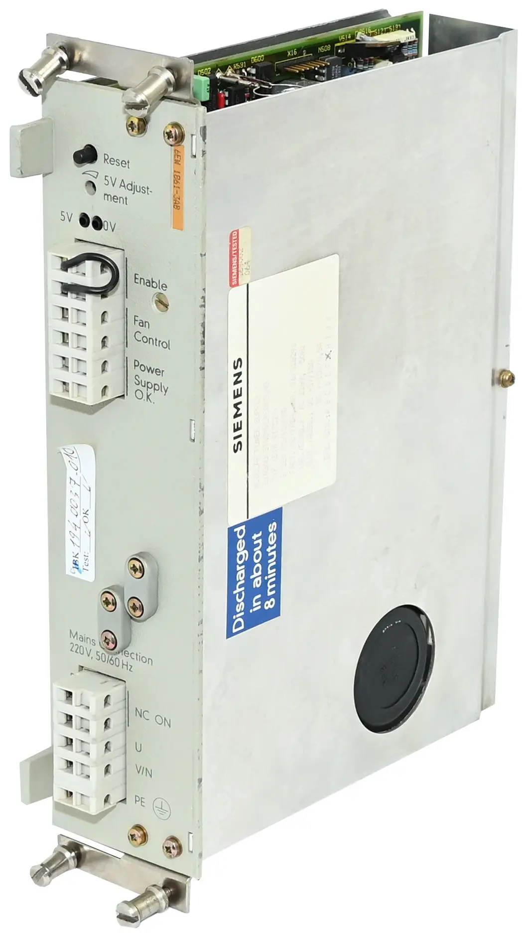 Produktfoto 1 von Siemens 6EW1861-3AB Sinumerik 820 6EW 1861-3AB Modular Power Supply Erz: G