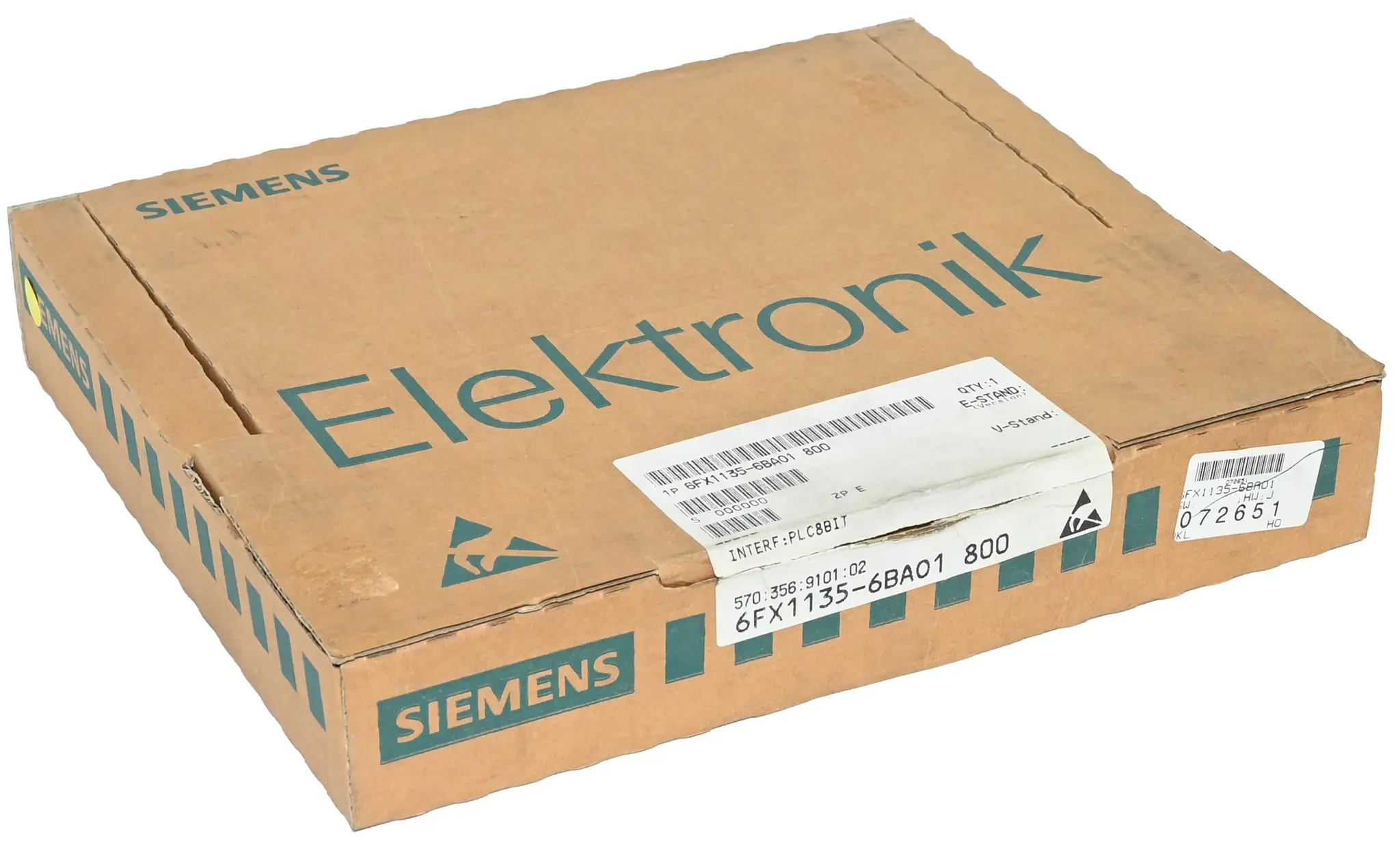Produktfoto 1 von Siemens 6FX1135-6BA01 Sinumerik 810/820 6FX1 135-6BA01 Interface Module Erz: J Neu