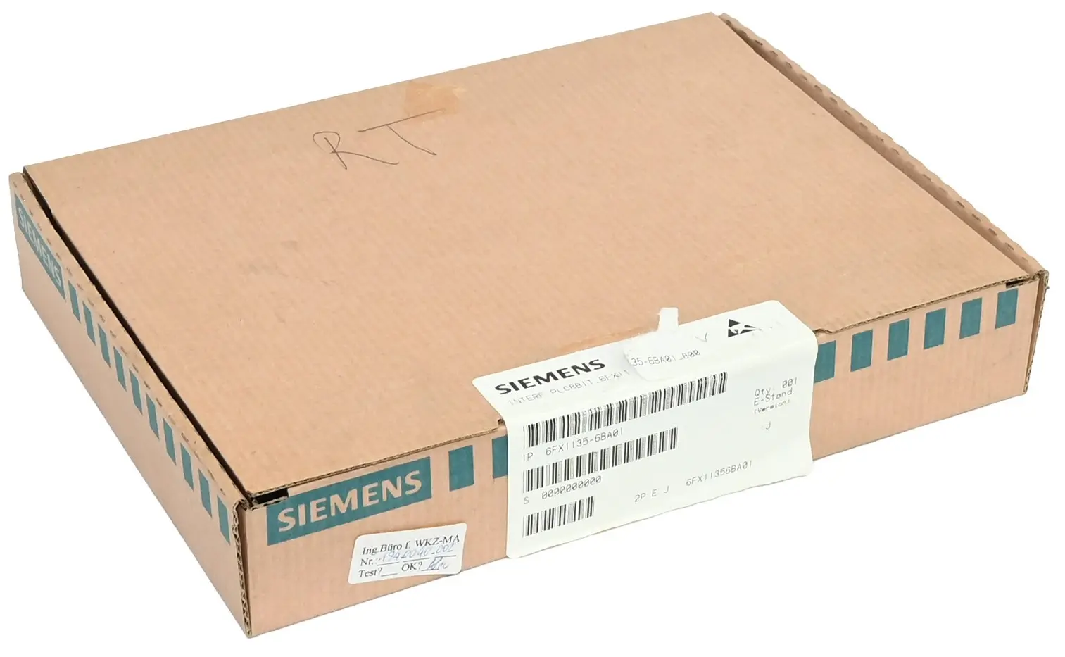 Produktfoto 1 von Siemens 6FX1135-6BA01 Sinumerik 810/820 6FX1 135-6BA01 Interface Module Erz: J Neu versiegelt