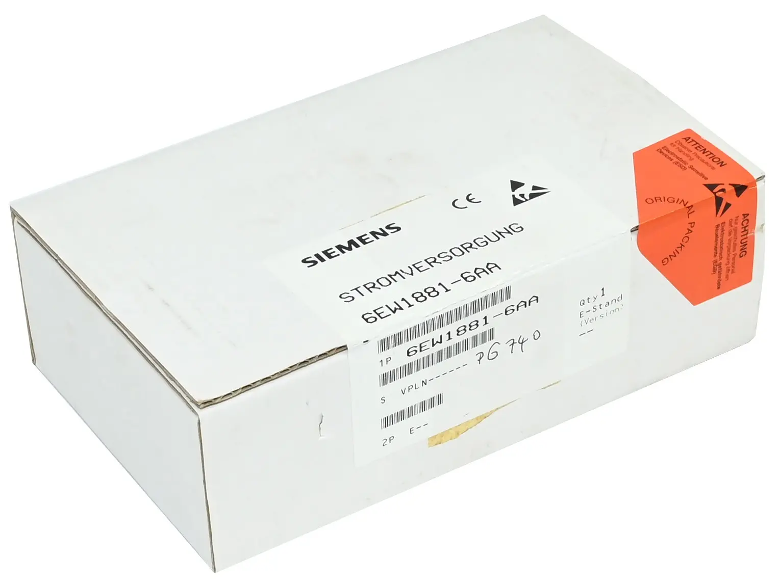 Produktfoto 1 von Siemens 6EW1881-6AA Simatic 6EW1 881-6AA Power Supply Neu versiegelt