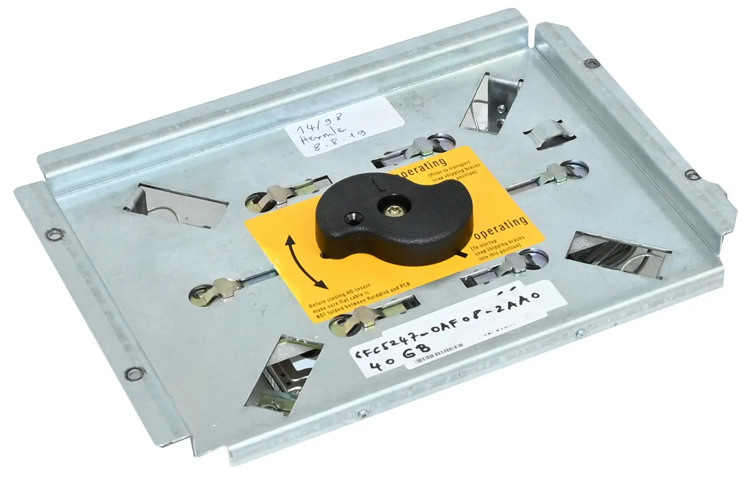 Produktfoto 1 von Siemens 6FC5247-0AF08-2AA0 Sinumerik 6FC5 247-0AF08-2AA0 Hard Drive with mounting plate