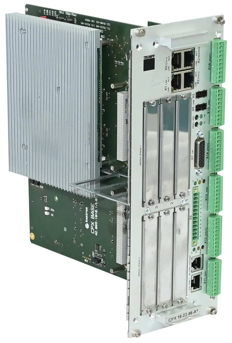 Produktfoto 1 von Kontron CPX 18-22-98-A1 42.065-1010.1/L03 CPX-Controller-1.65-1G 1052-6761