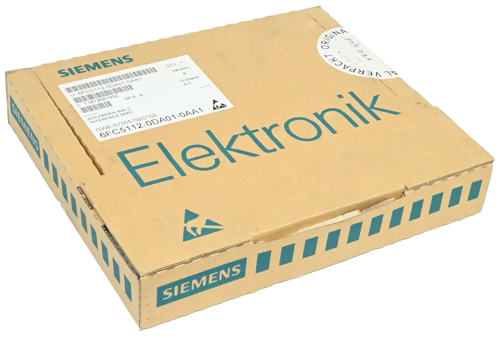 Produktfoto 1 von Siemens 6FC5112-0DA01-0AA1 Sinumerik 840 C 6FC5 112-0DA01-0AA1 Interface MMC Erz:A Neu