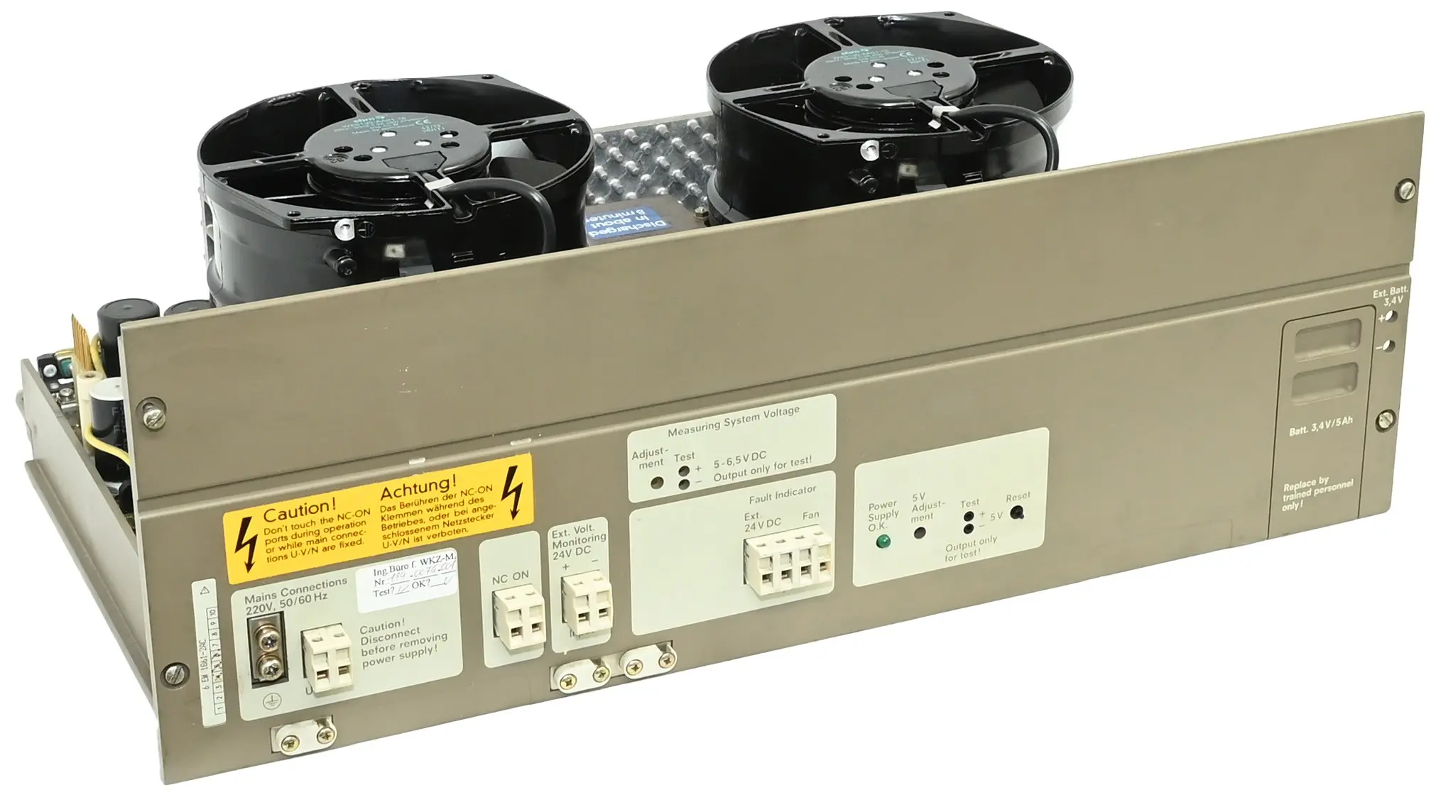 Produktfoto 1 von Siemens 6EW1861-2AC Sinumerik 800 6EW1 861-2AC Power Supply Module Erz:6