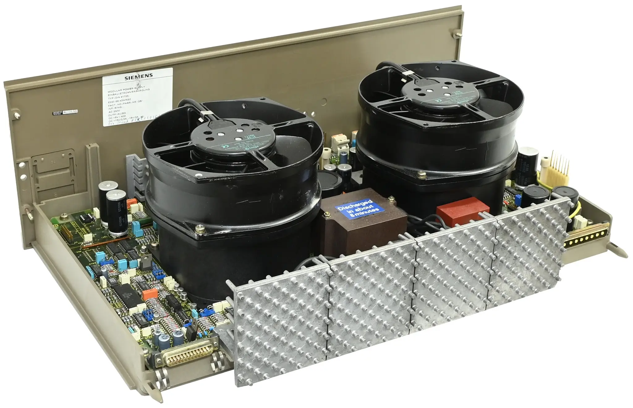 Produktfoto 1 von Siemens 6EW1861-2AC Sinumerik 800 6EW1 861-2AC Power Supply Module Erz:G
