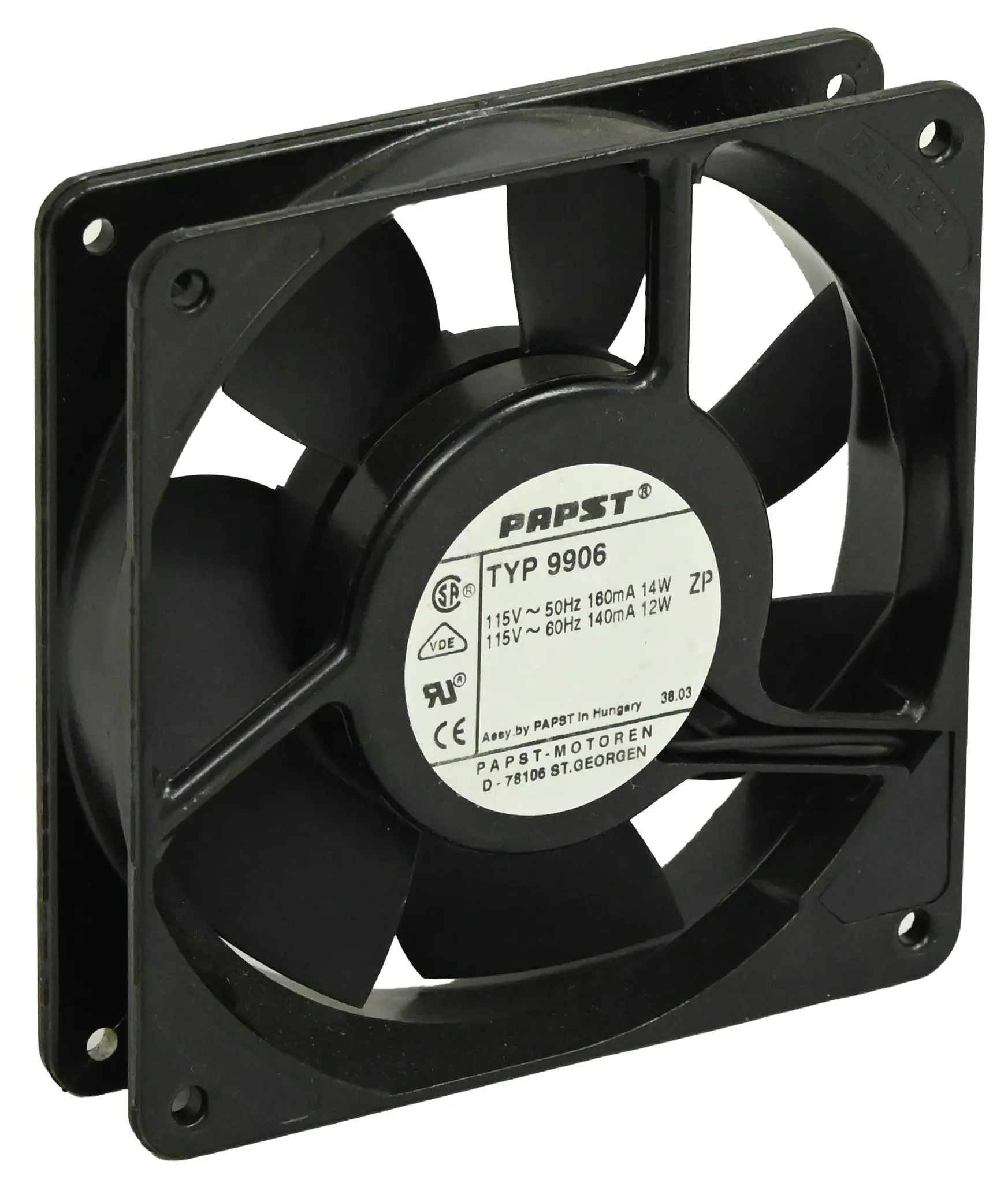 Produktfoto 1 von Papst 9906 Fan x5