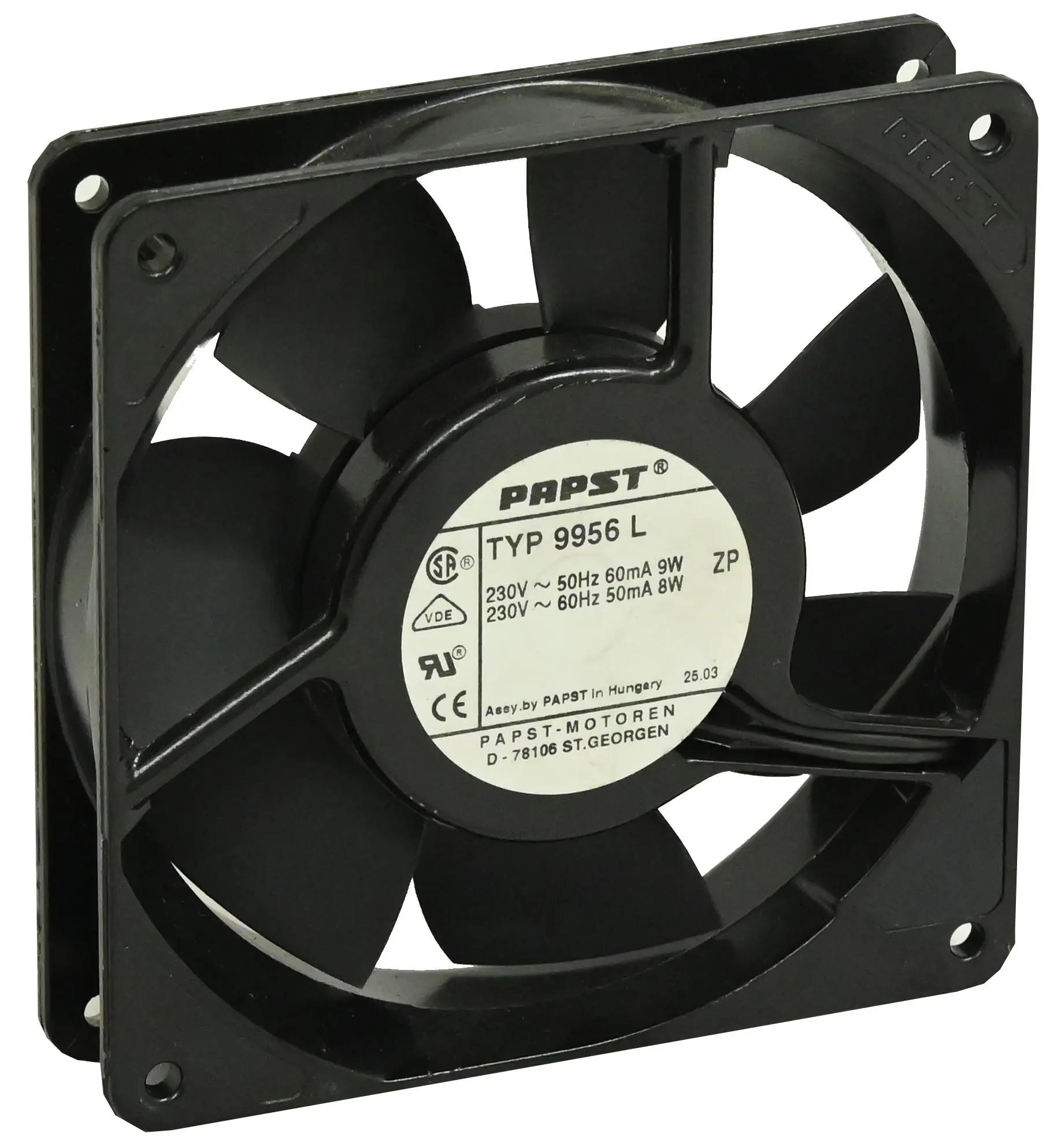 Produktfoto 1 von ebmpapst 9956 L Fan New