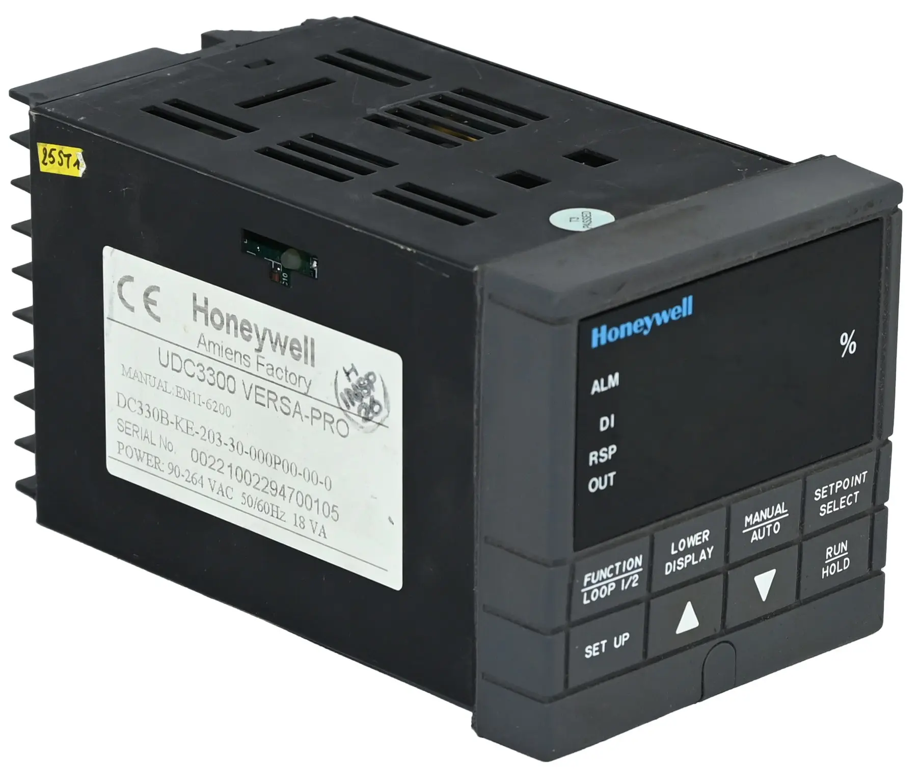 Produktfoto 1 von Honeywell  DC330B-KE-203-30-000P00-00-0 UDC3300 Plastik Gebrochen