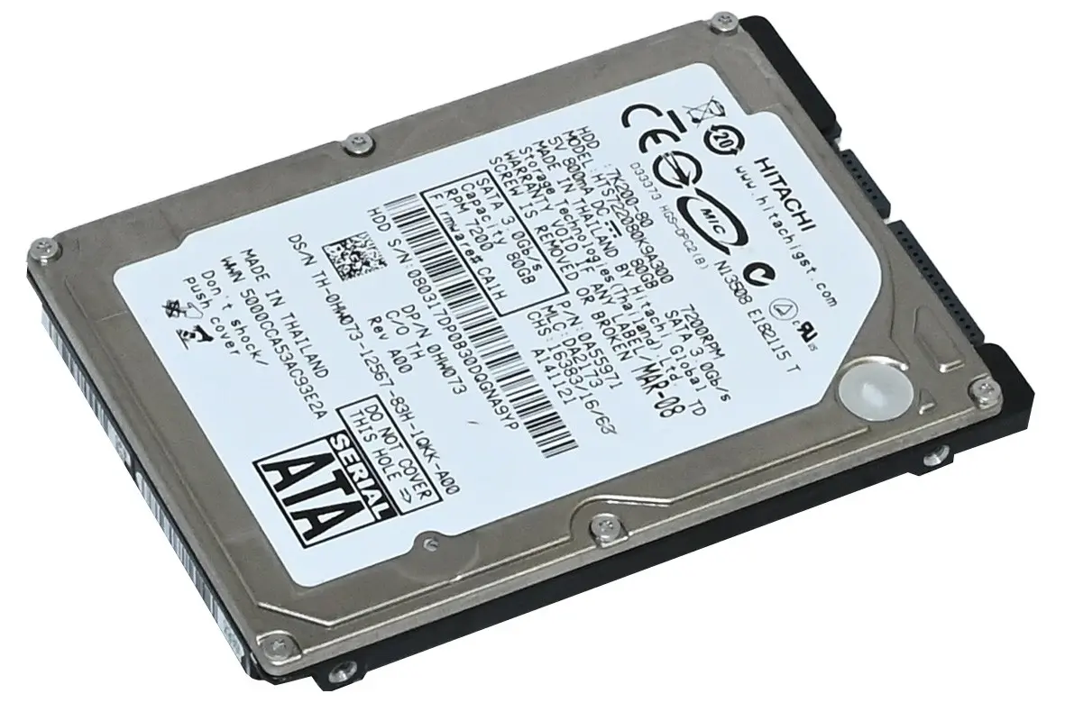 Produktfoto 1 von Hitachi HTS722080K9A300 7K200-8