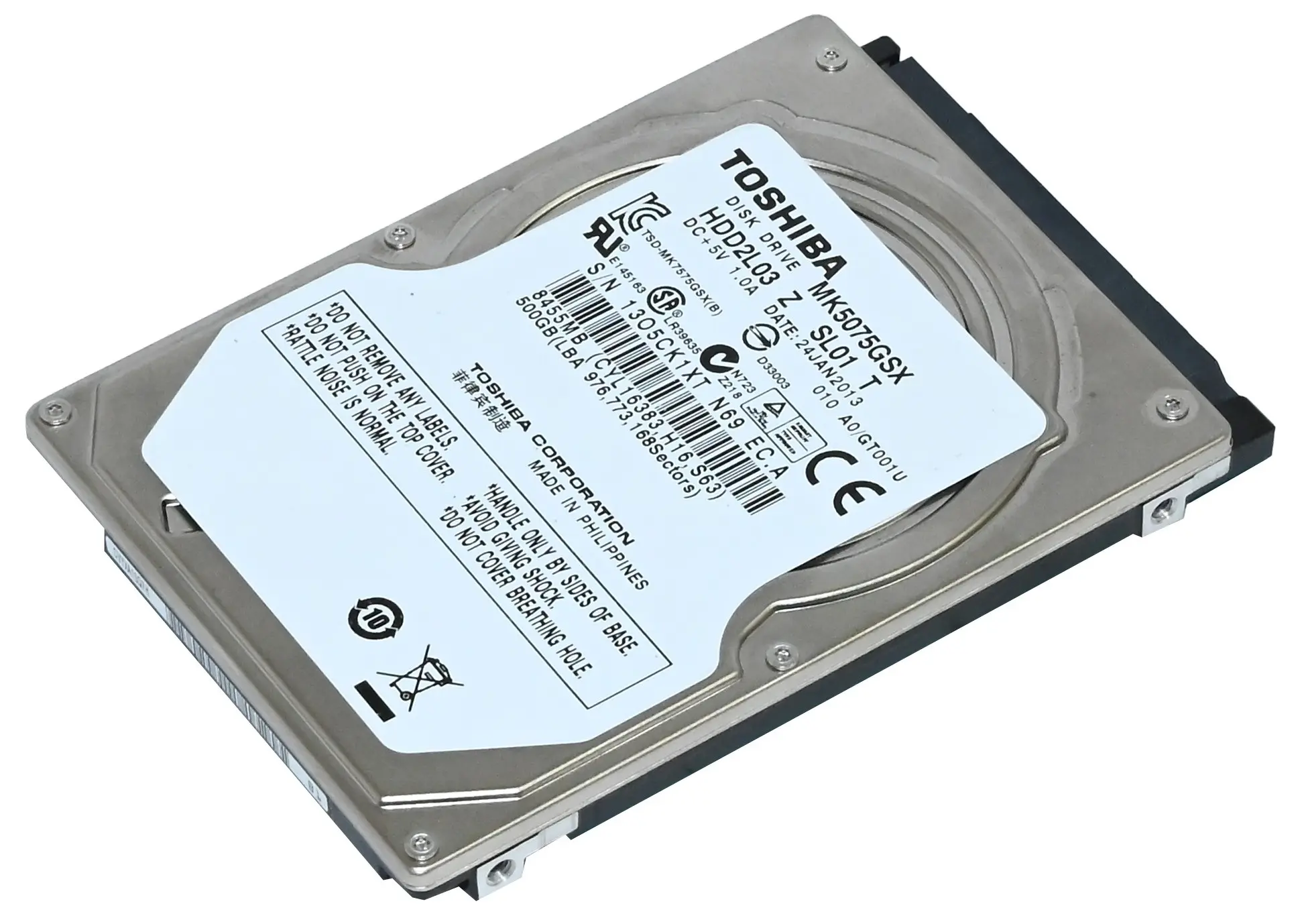 Produktfoto 1 von Toshiba MK5075GSX HDD2L03 500GB