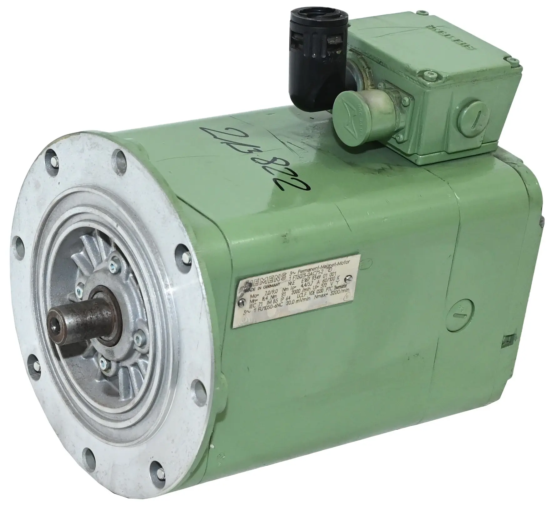Produktfoto 1 von Siemens 1FT5073-0AC71-2 Simotics 1FT5 073-0AC71-2 Permanent Magnet Motor