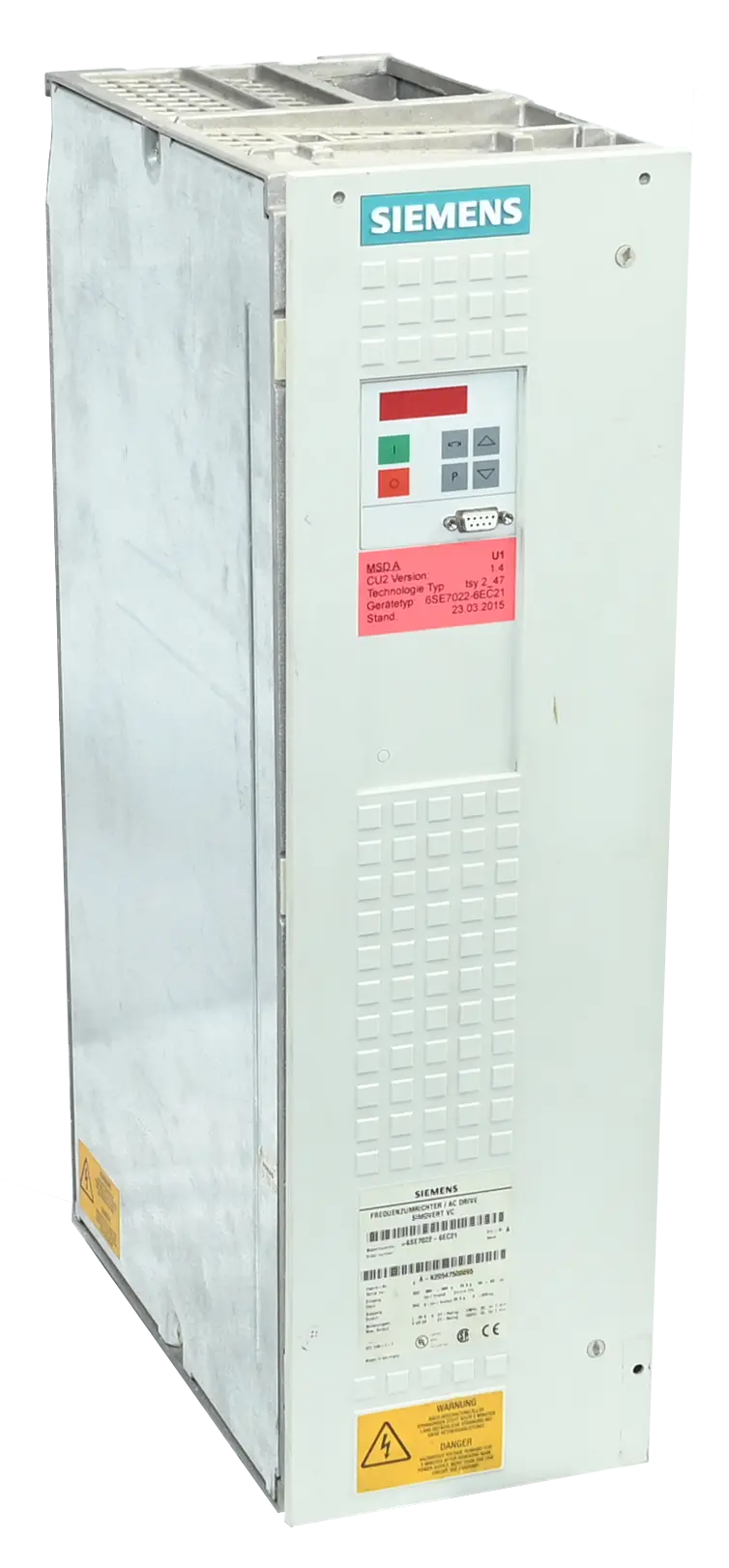 Produktfoto 1 von Siemens 6SE7022-6EC21 Simovert VC 6SE7 022-6EC21 AC Drive