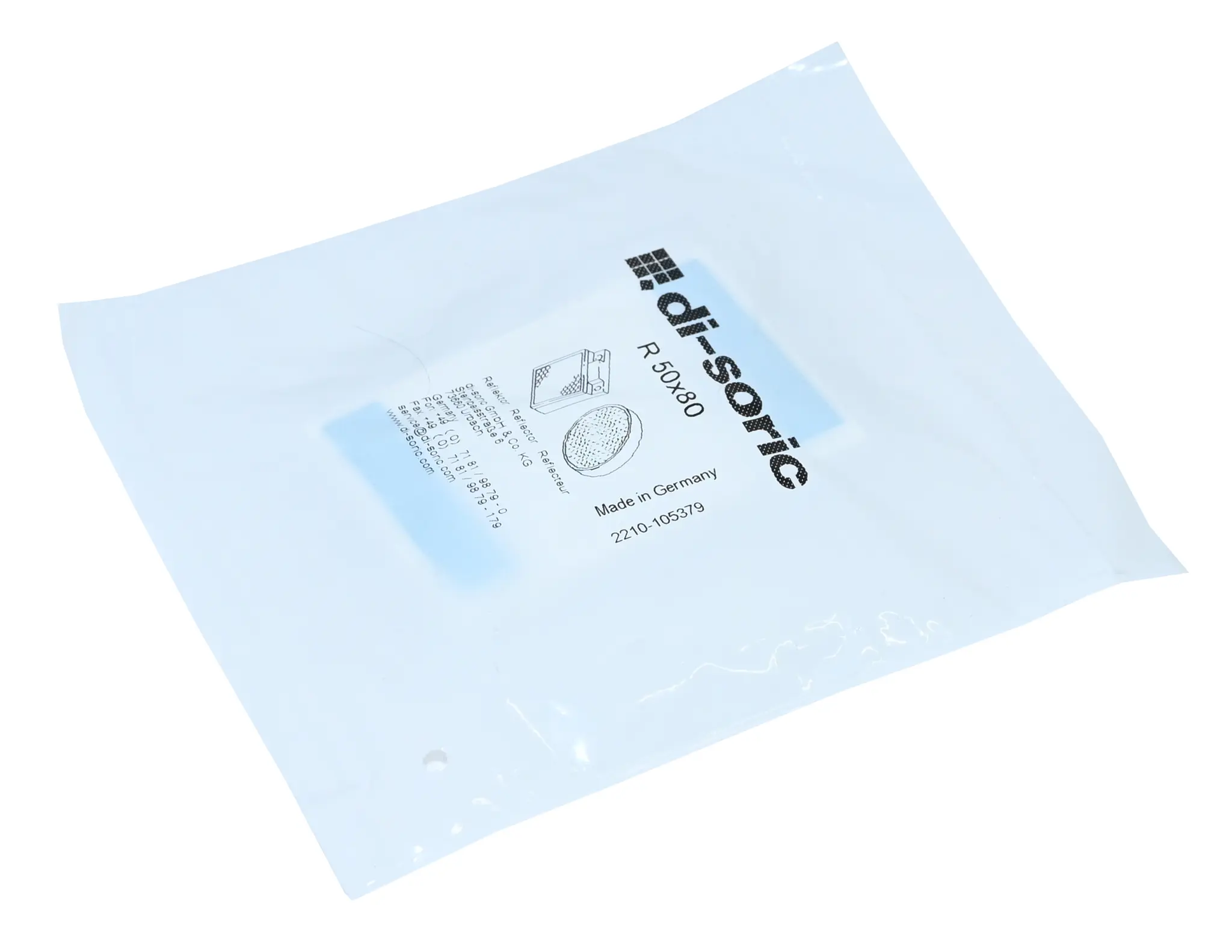 Produktfoto 1 von Di-Soric 50x80 Reflector 2210-105379 New