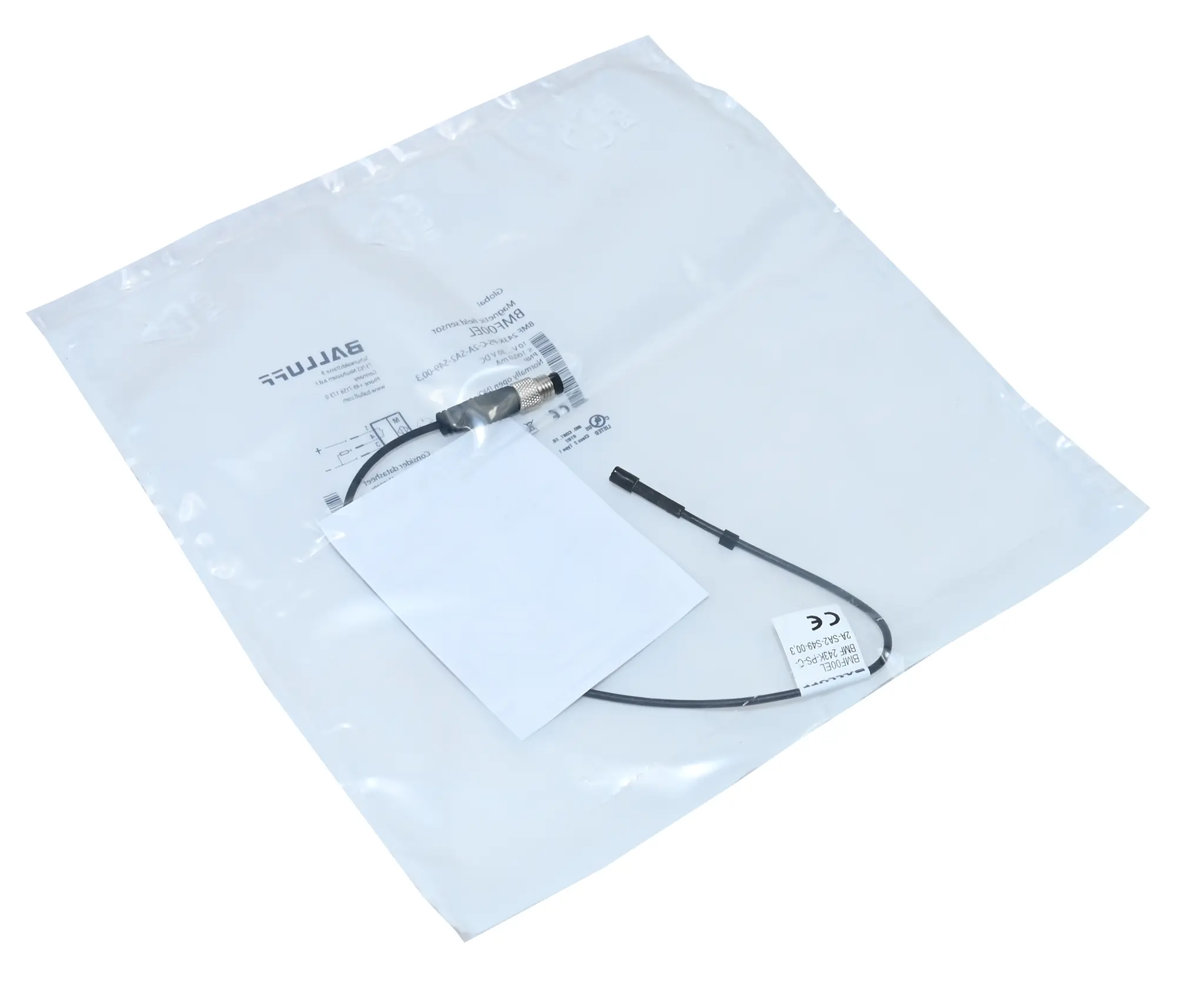 Produktfoto 1 von Balluff BMF00EL BMF 243K-PS-C-2A-SA2-S49-00,3 Magnetic field sensor New sealed