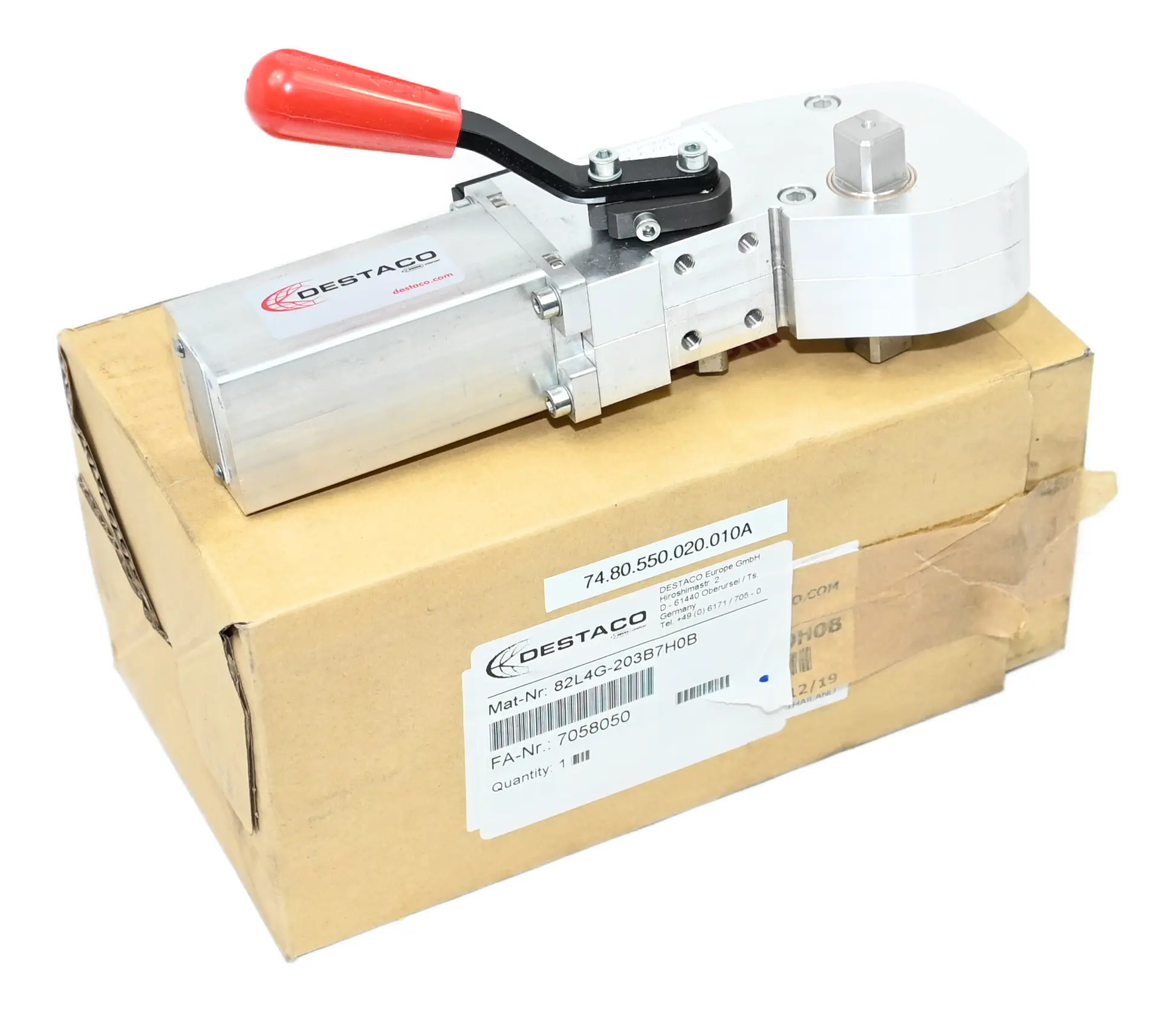 Produktfoto 1 von Destaco 82L4G-203B7H0B Pneumatic Clamp New