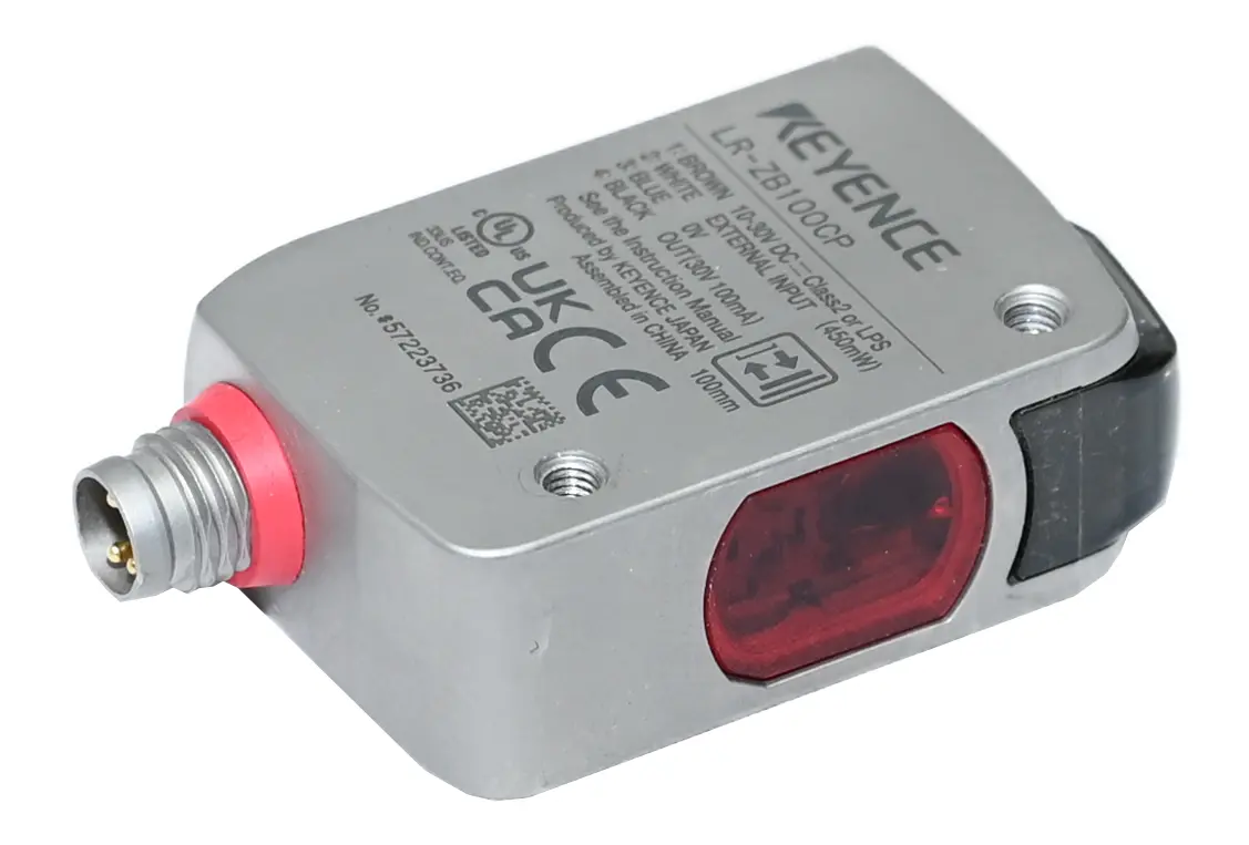 Produktfoto 1 von Keyence LR-ZB100CP Rectangular M8 Connector